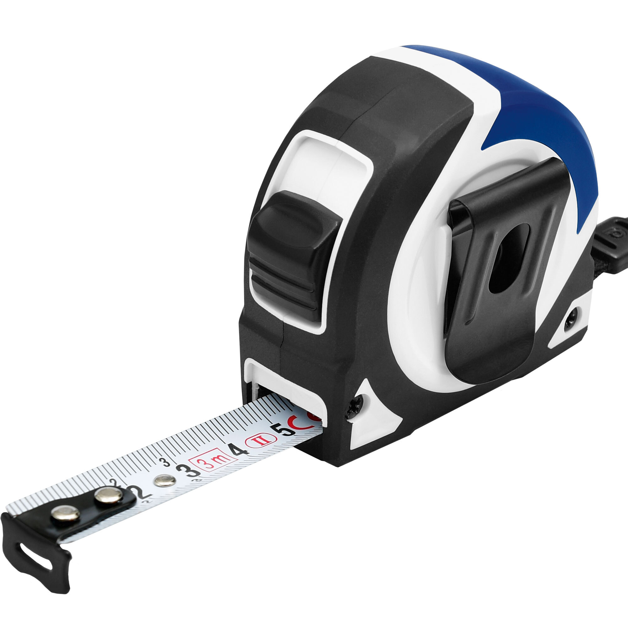 Roll tape 3 meters with belt clip and tape return