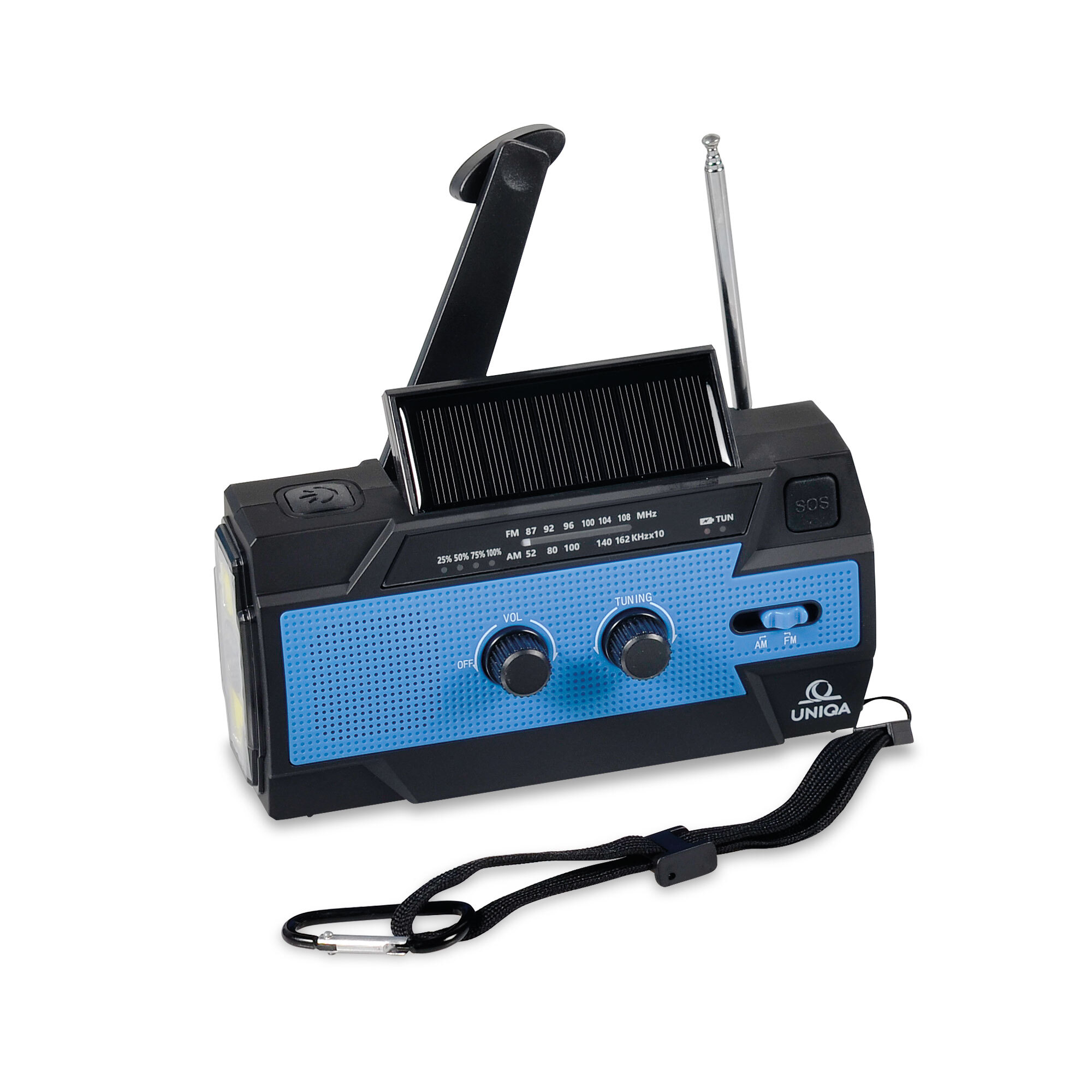 Notfallradio Survival mit Powerbank und 4'000 mAh Taschenlampe