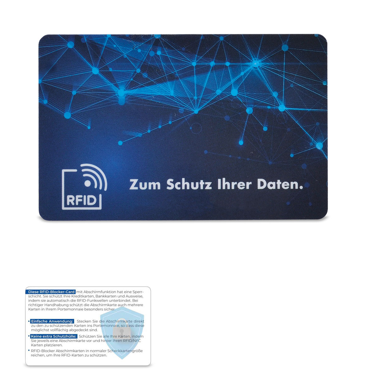 Carte RFID anti-fraude imprimable sur toute sa surface