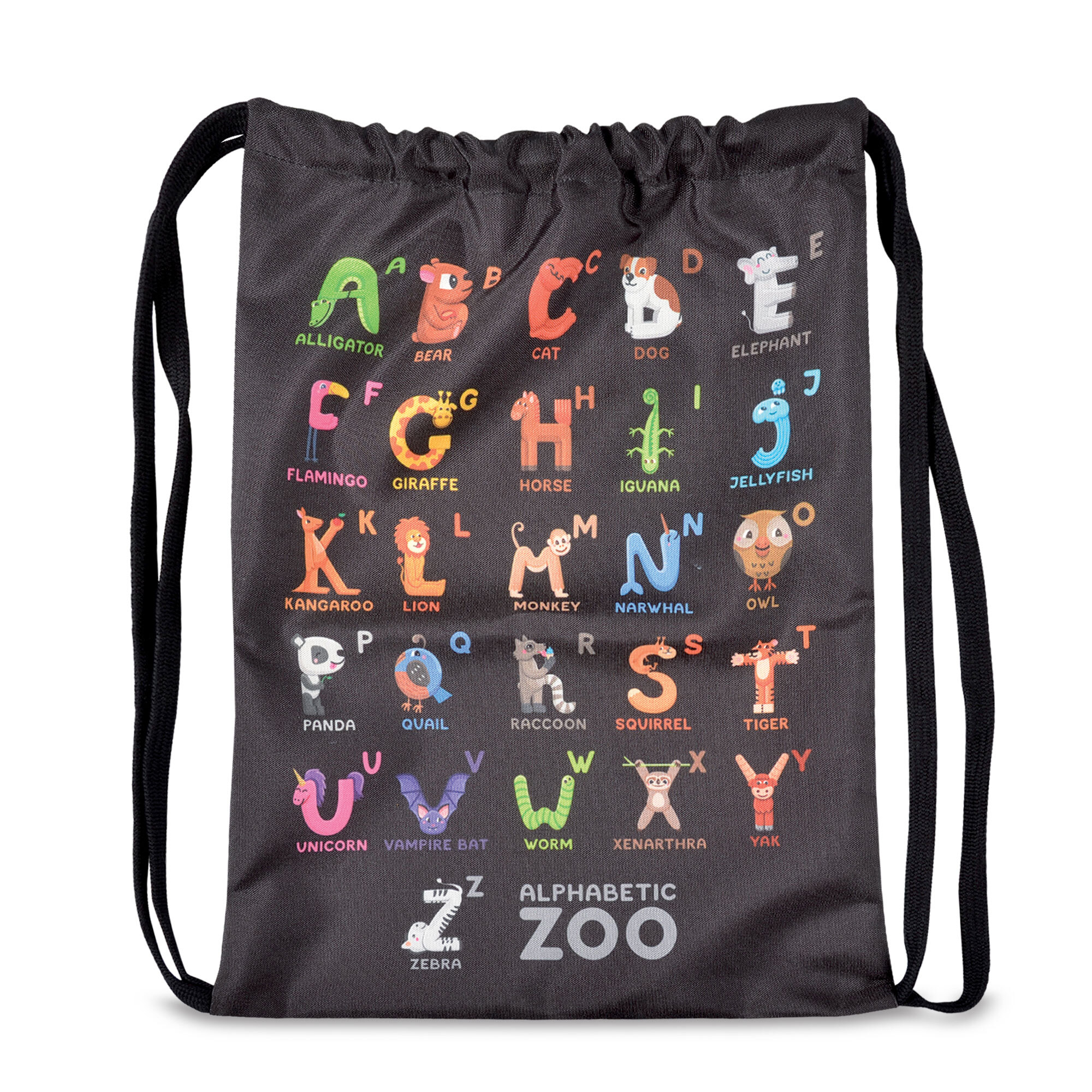 Sac de sport SEAQUAL® pour enfants en PET recyclé avec dragonnes colorées
