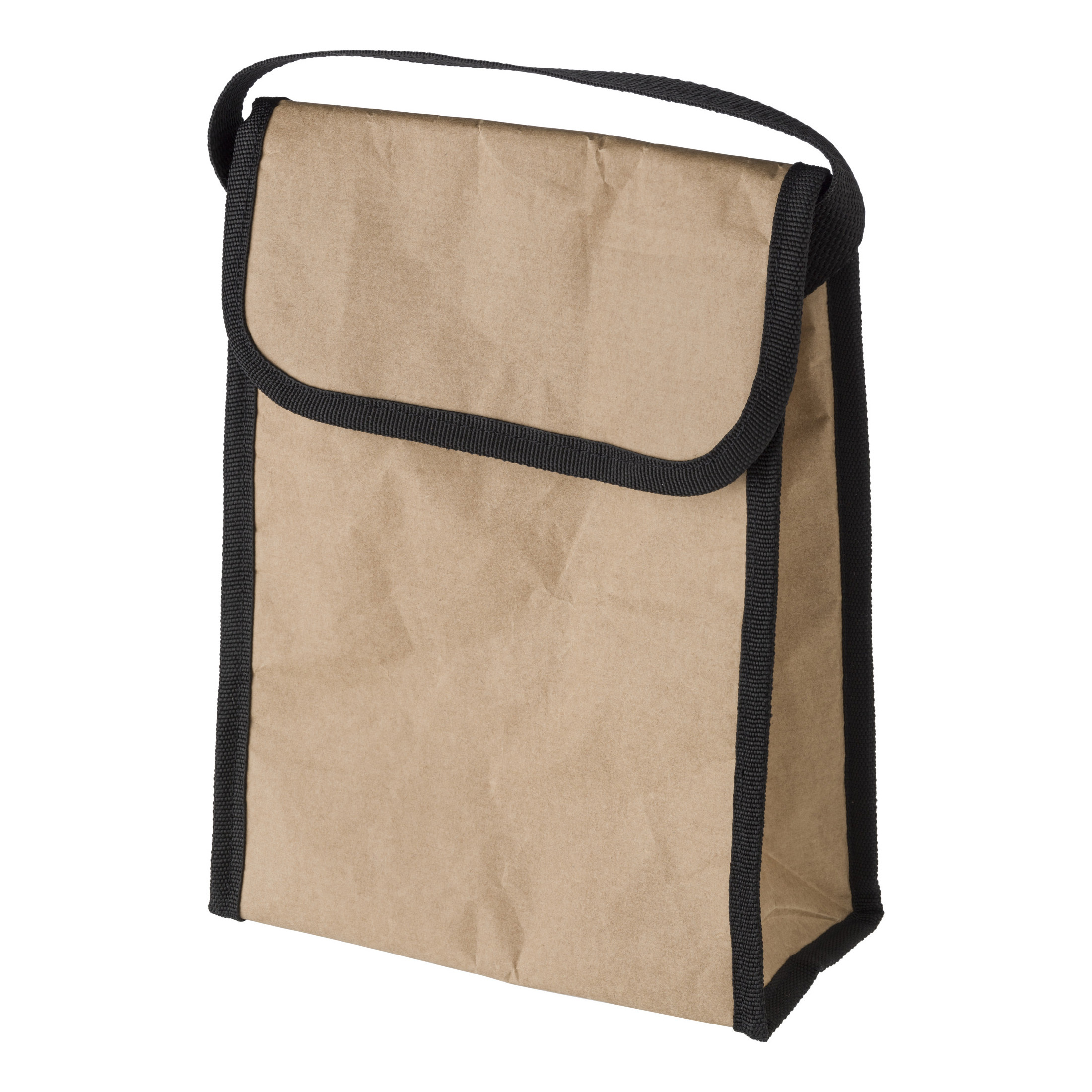 Lunch-Kühltasche mit Klettverschluss und kurzer Trageschlaufe