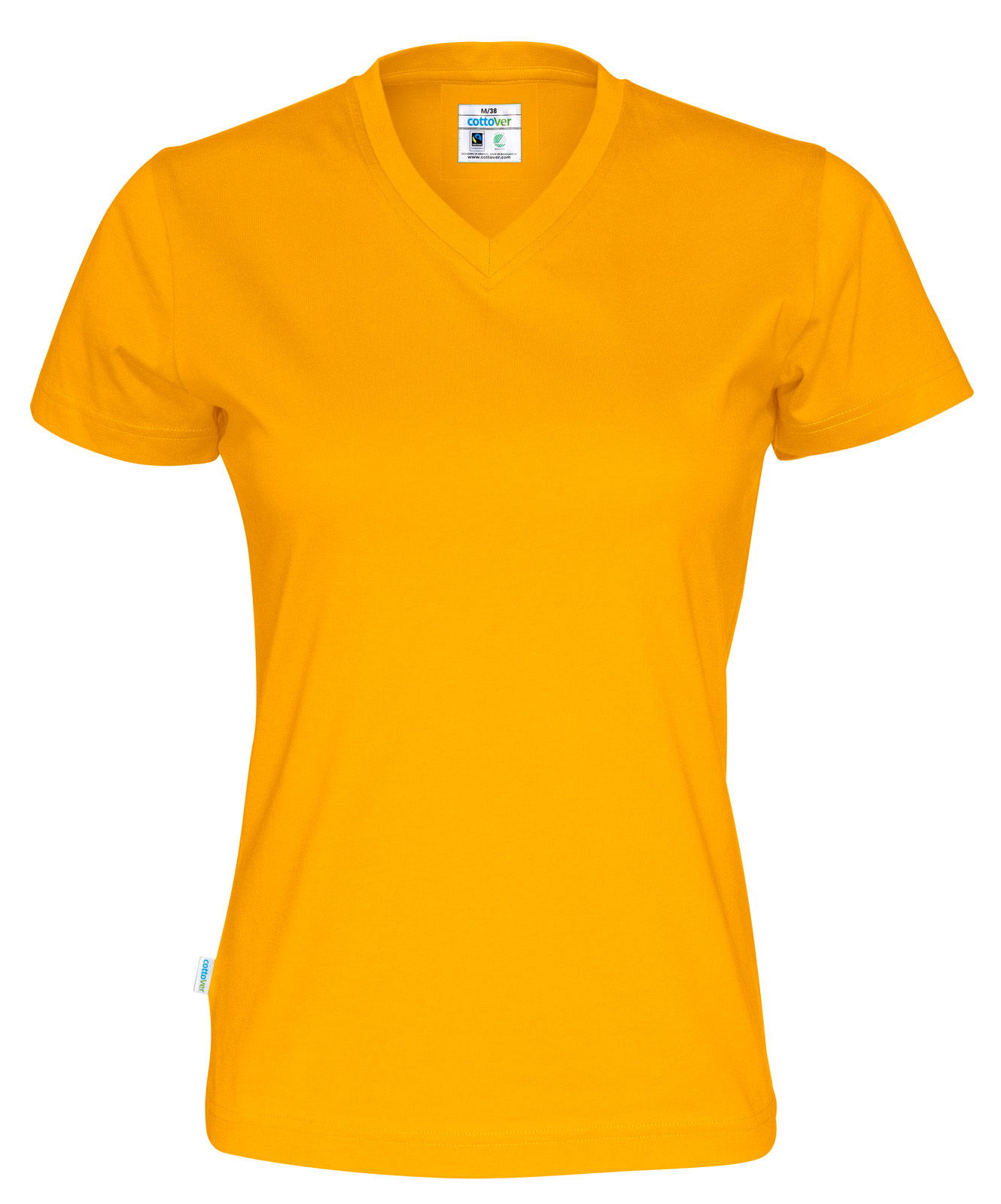 Cottover Damen T-Shirt V-Neck Bio-Baumwolle 160 g/m²