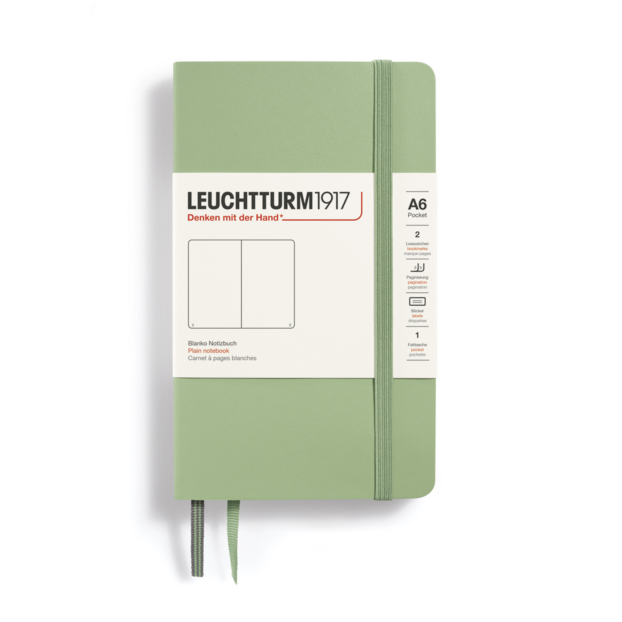 Leuchtturm 1917 Notizbuch A6 Hardcover FSC Papier 80 g/m² 251 Seiten