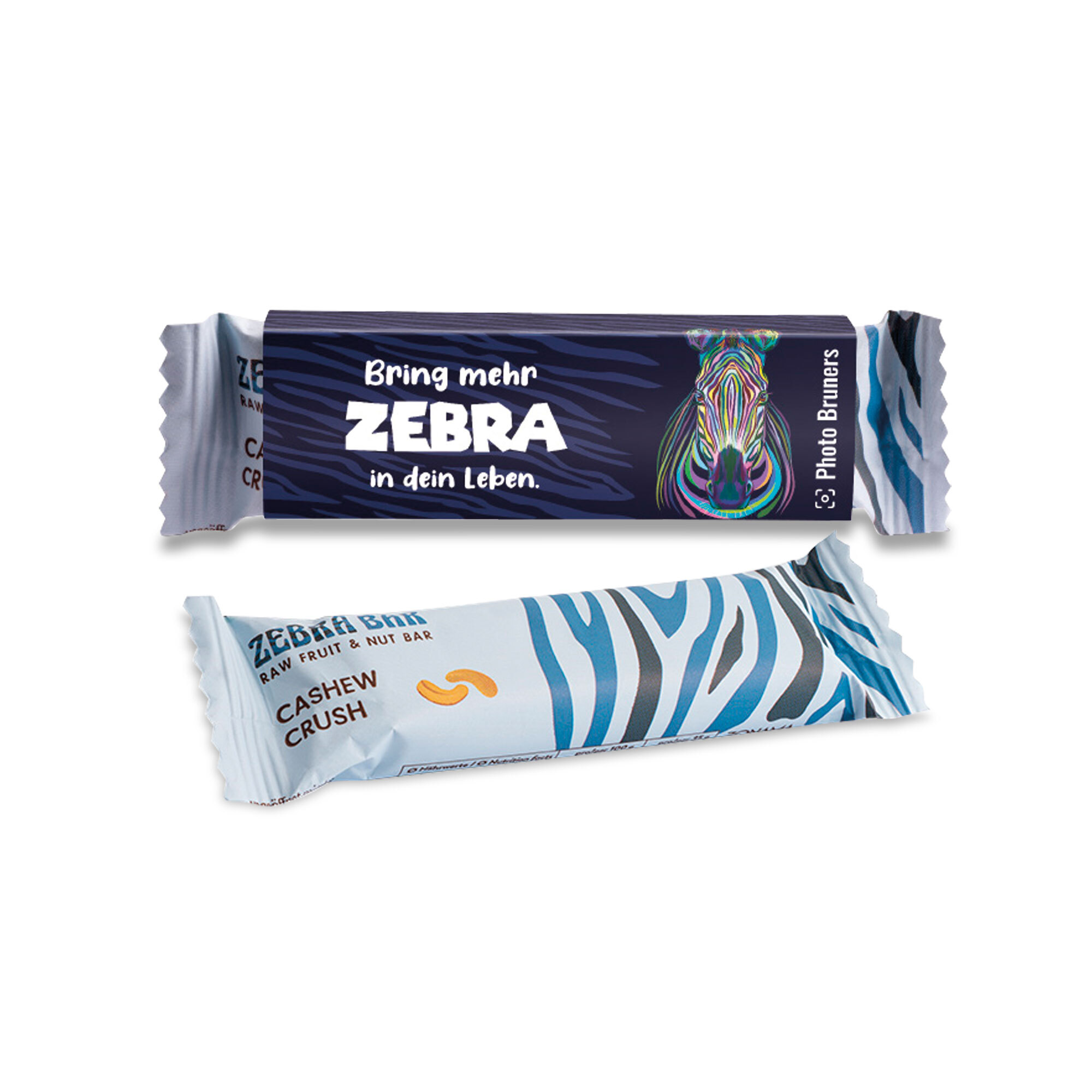 Barre végétalienne de crudités dans un carton à tiroirs FSC