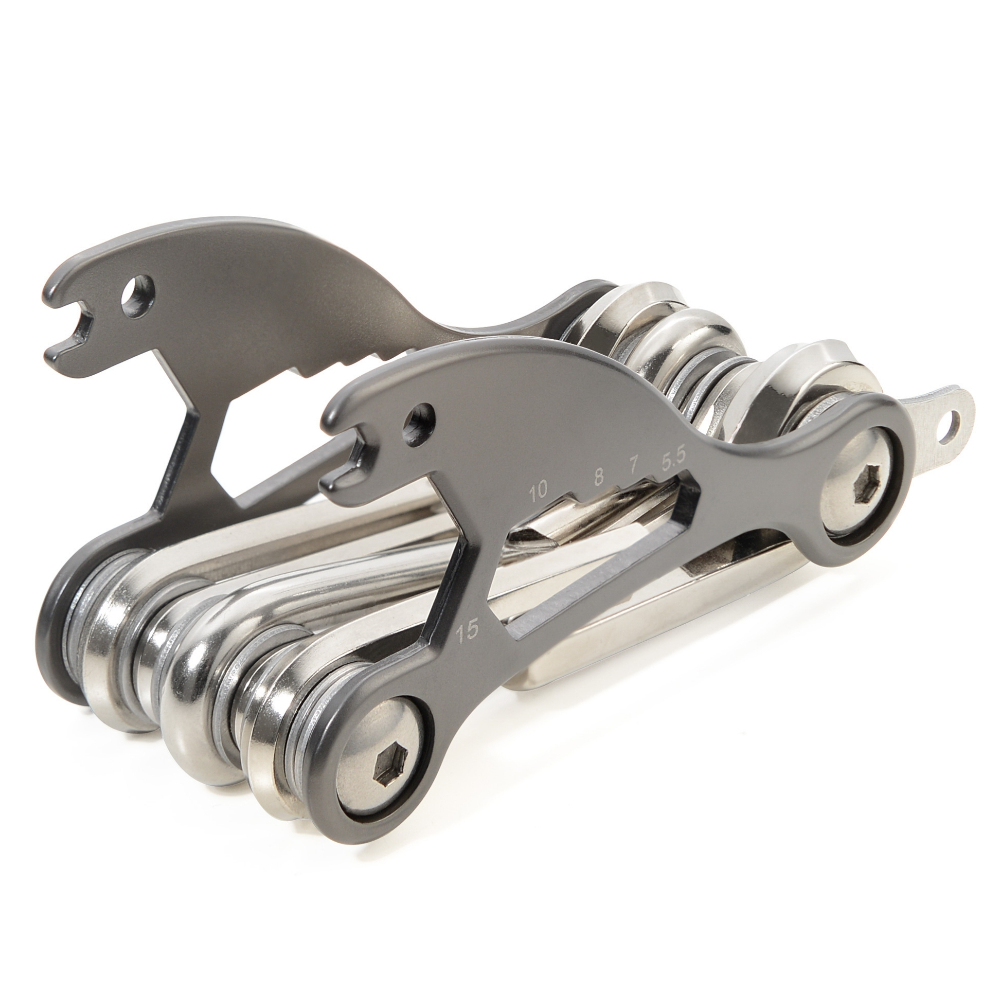 Troika Bike Multitool mit 18 Funktionen und Lochung zur Befestigung