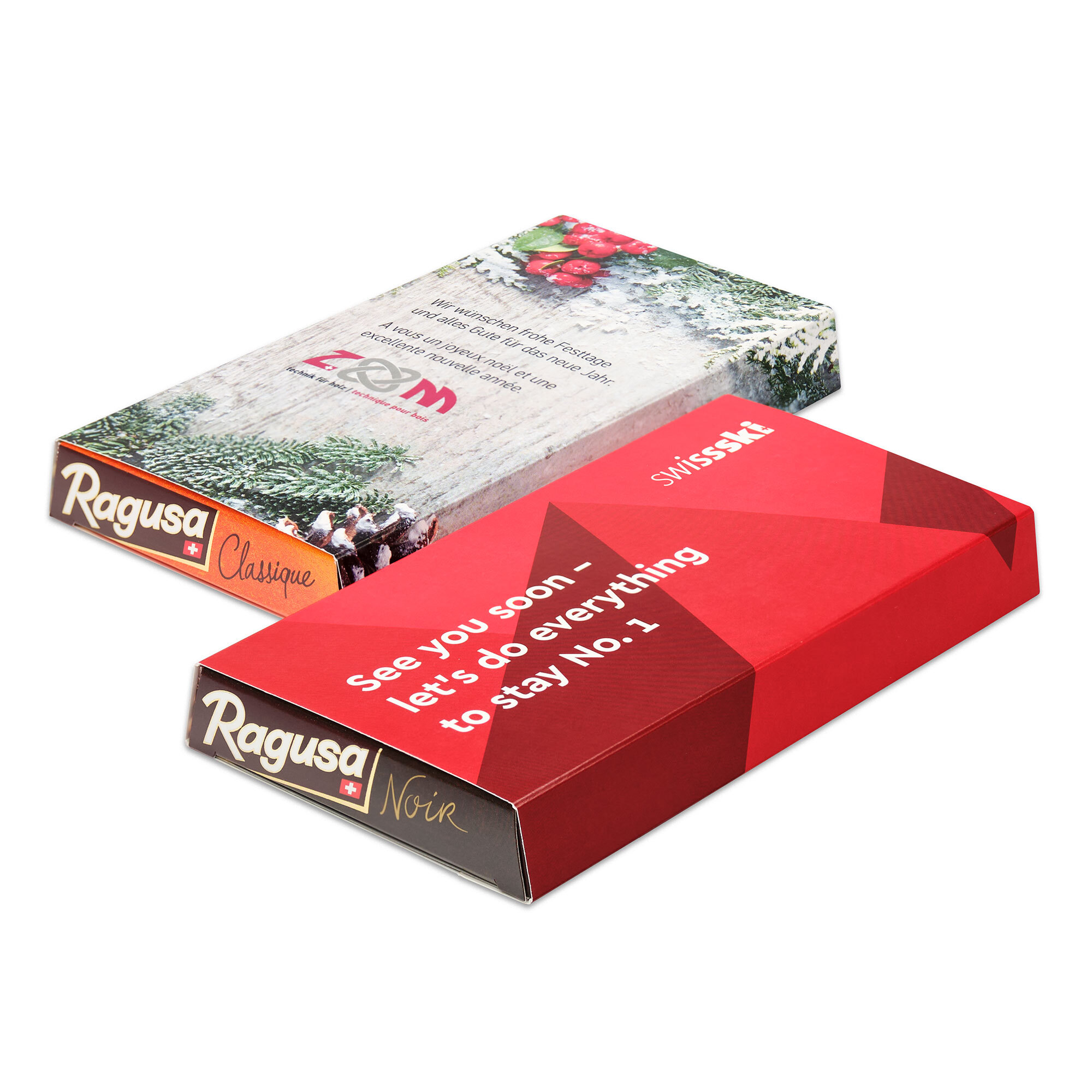 Ragusa chocolate bar 100 g in sliding box