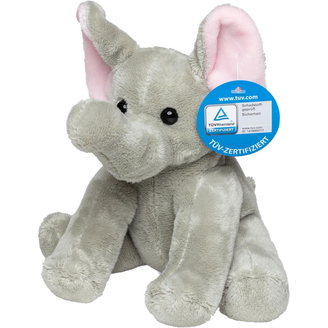 Soft toy elephant 18 x 16 x 17.5 cm
