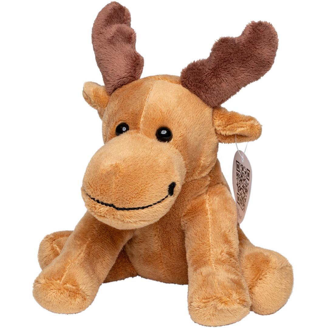 Soft toy moose 16.5 x 16.5 x 20 cm