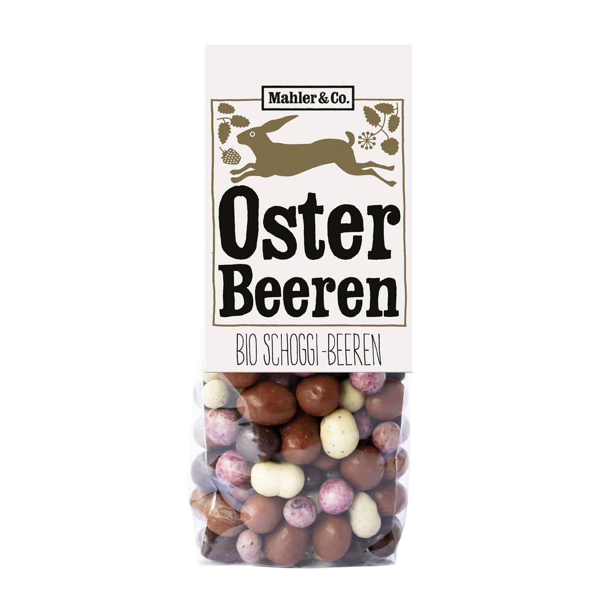 Mahler&Co. Bio Osterbeeren schokoliert 7 Monate haltbar 180 g