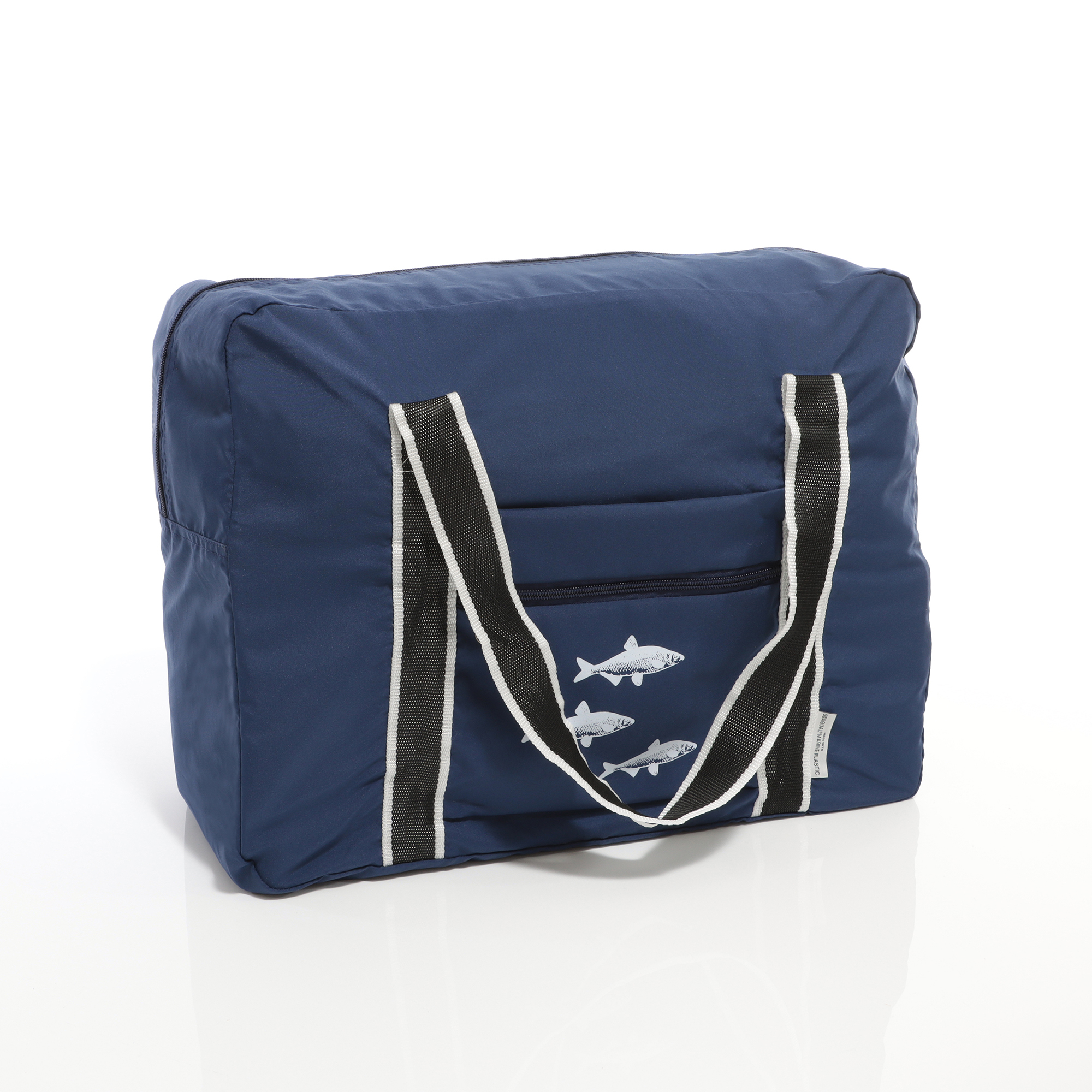SEAQUAL® faltbare Reisetasche 210D 45 x 35 x 19 cm offen