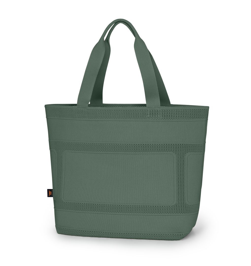 Polyester shopping bag with long carrying straps
