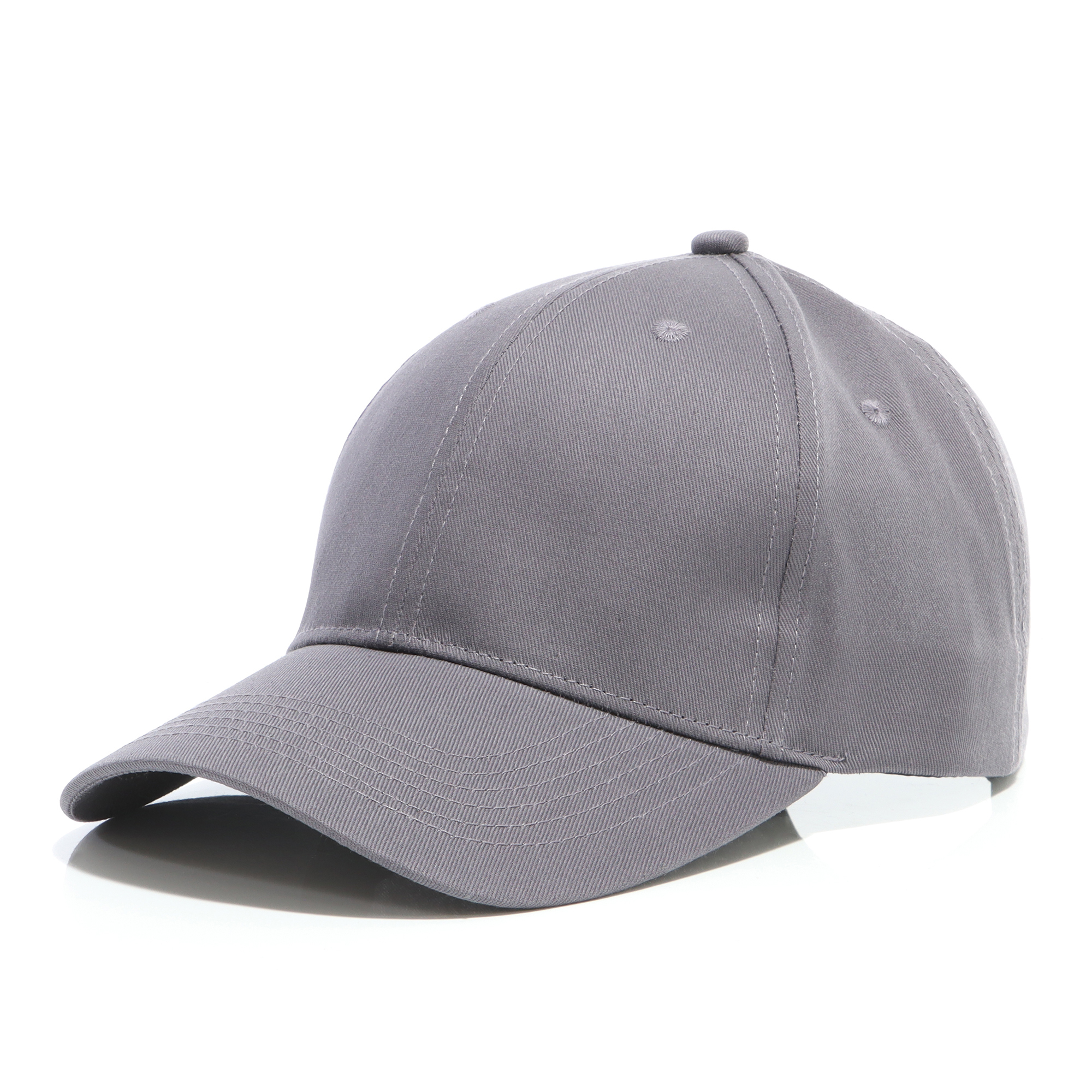 Baseballcap 6 Panel leichte Baumwollqualität mit Metallverschluss
