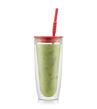 Bodum Pavina To Go Trinkglas doppelwandig BPA-frei 0,4 l