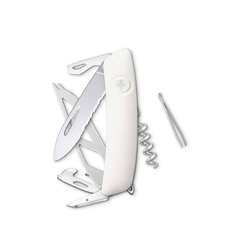 Swiza Taschenmesser CH05 TR 13 Funktionen wie Käseklinge Soft-Touch Oberfläche