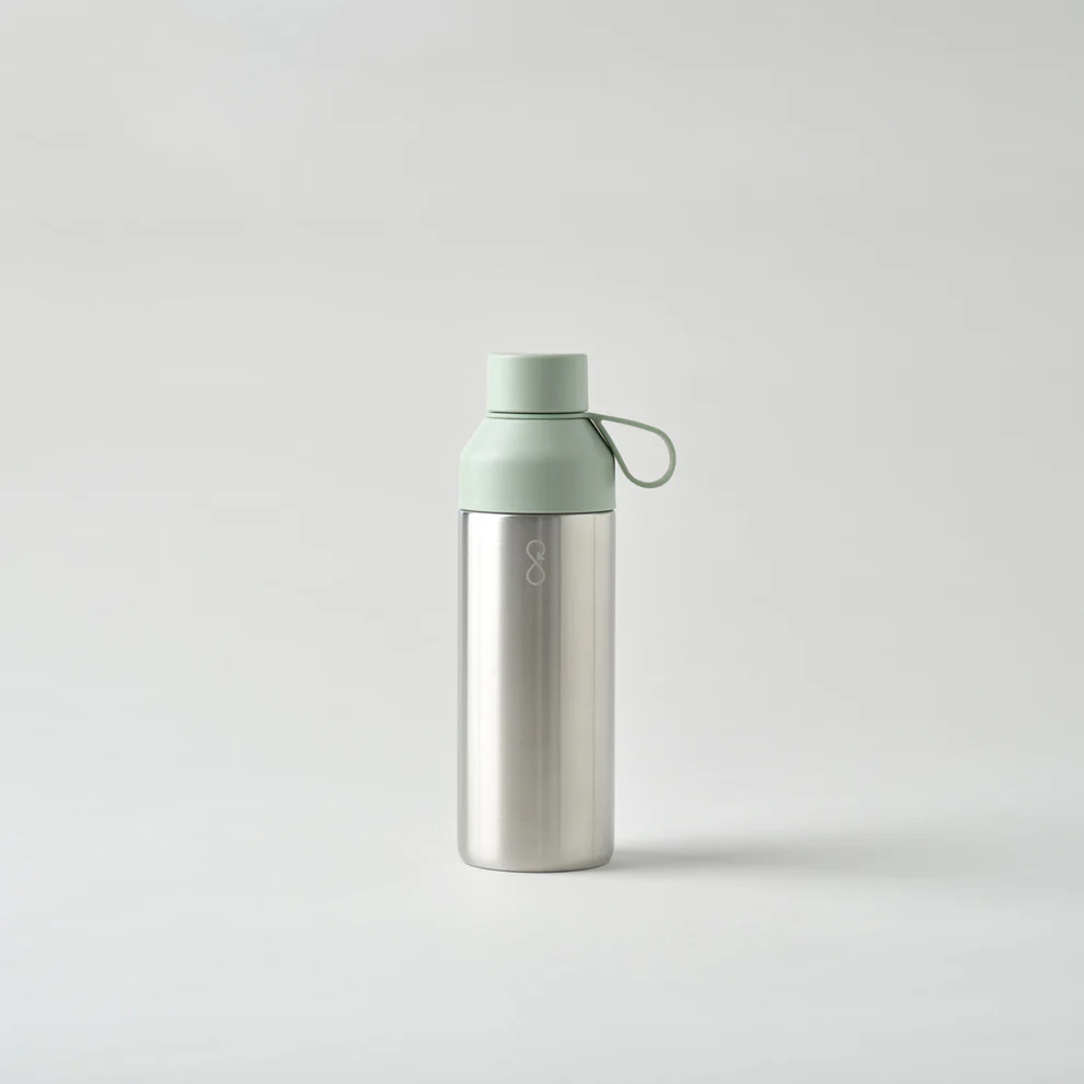 Ocean Bottle Lite Isolierflasche aus recyceltem Edelstahl 0,62 l mit Silikonband