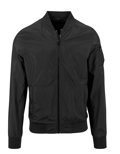 Build your brand Veste bomber pour hommes en polyester