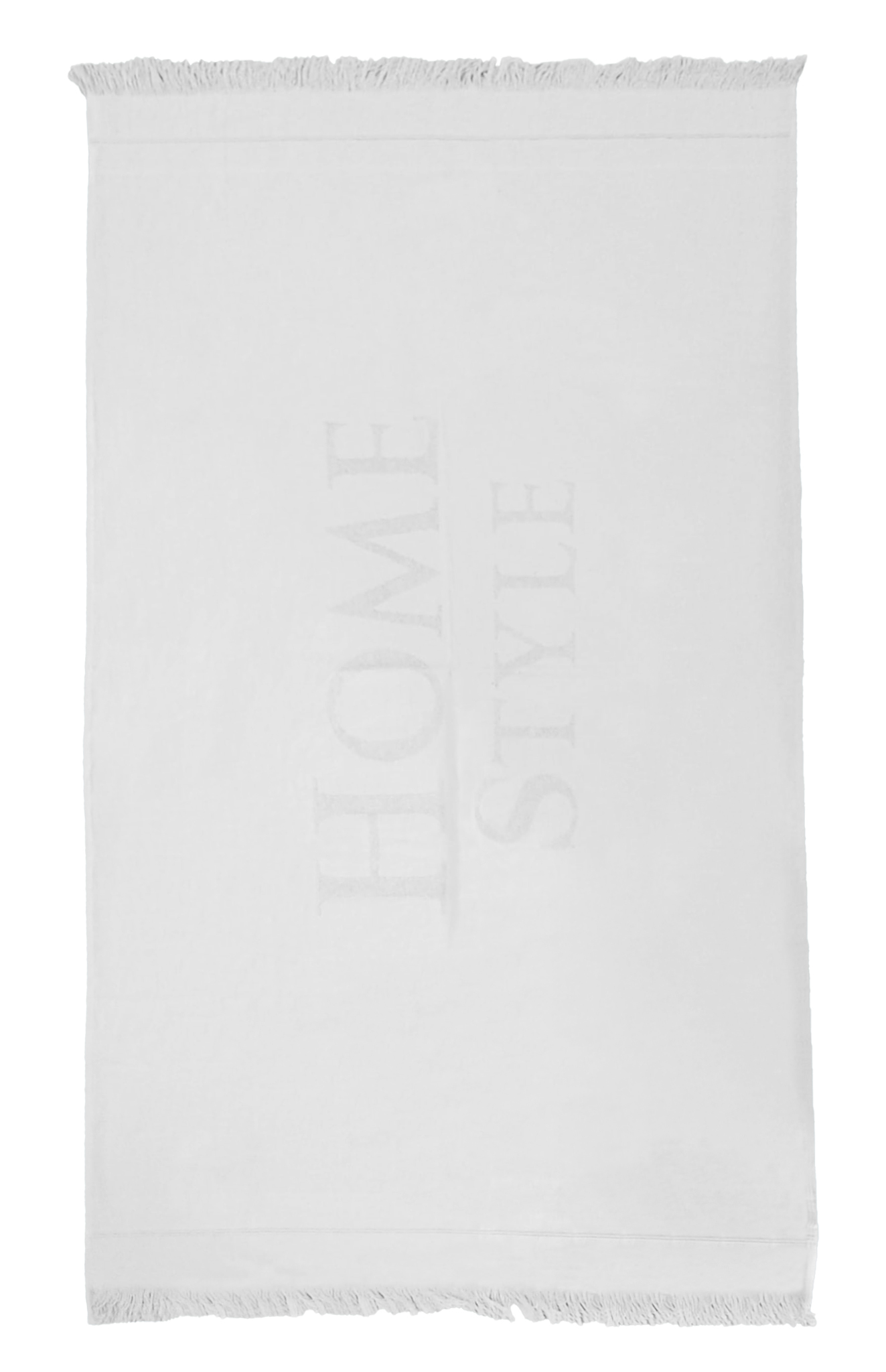 Single Terry Badetuch mit Fransen & Relief Logo 100 x 180 cm | 330 g/m²