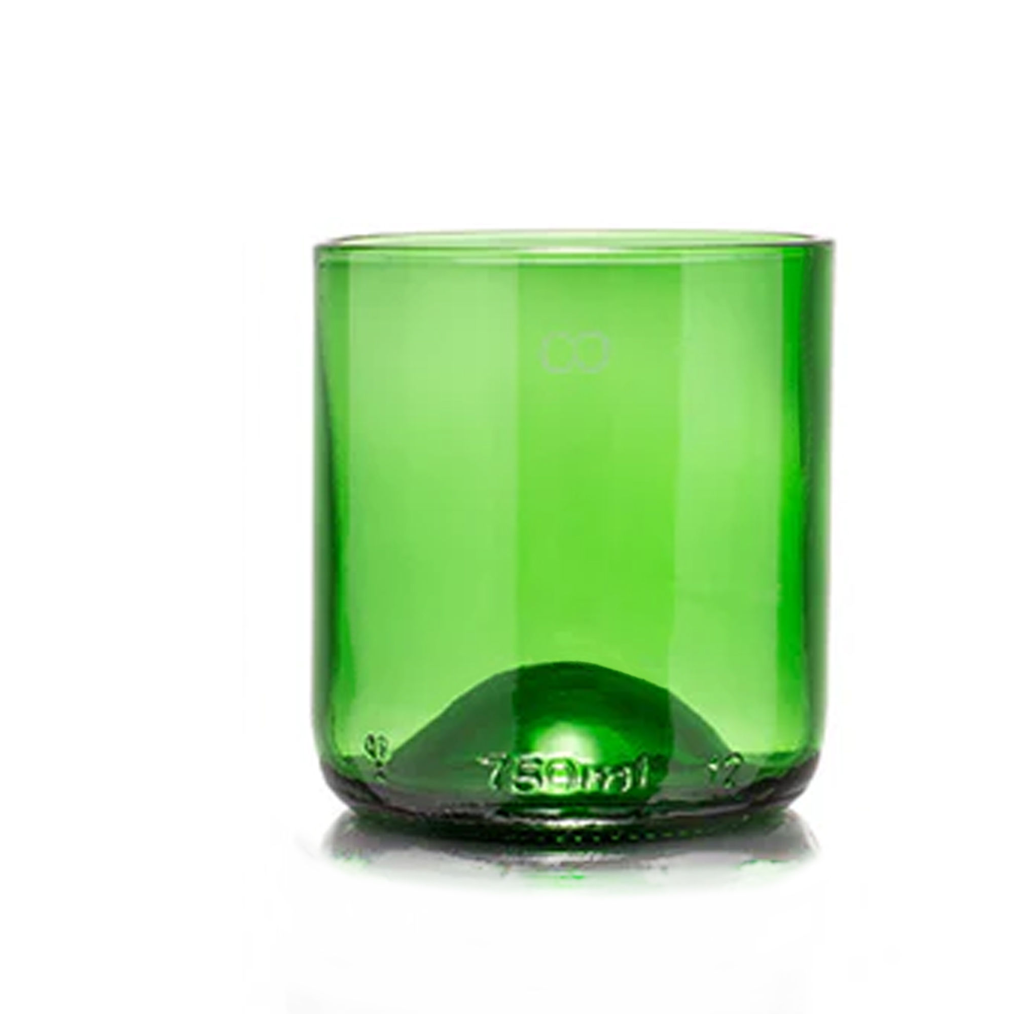 Trinkglas aus upcyceltem Glas 175 ml