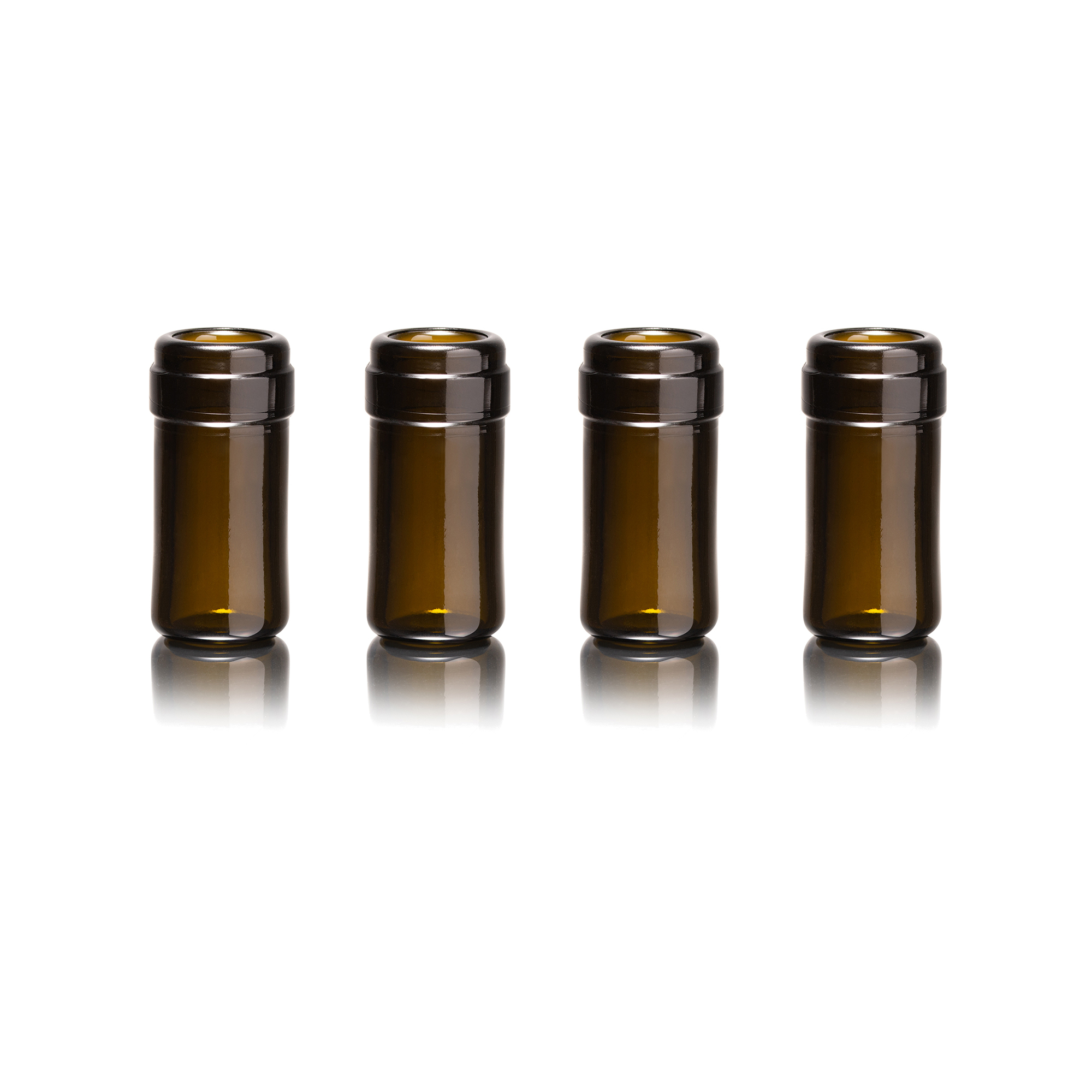 Shot glass set of 4 made from upcycled glass 30 ml