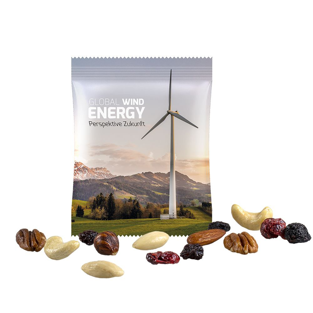 Studentenfutter vegan & glutenfrei 15 g Tüte personalisierbar
