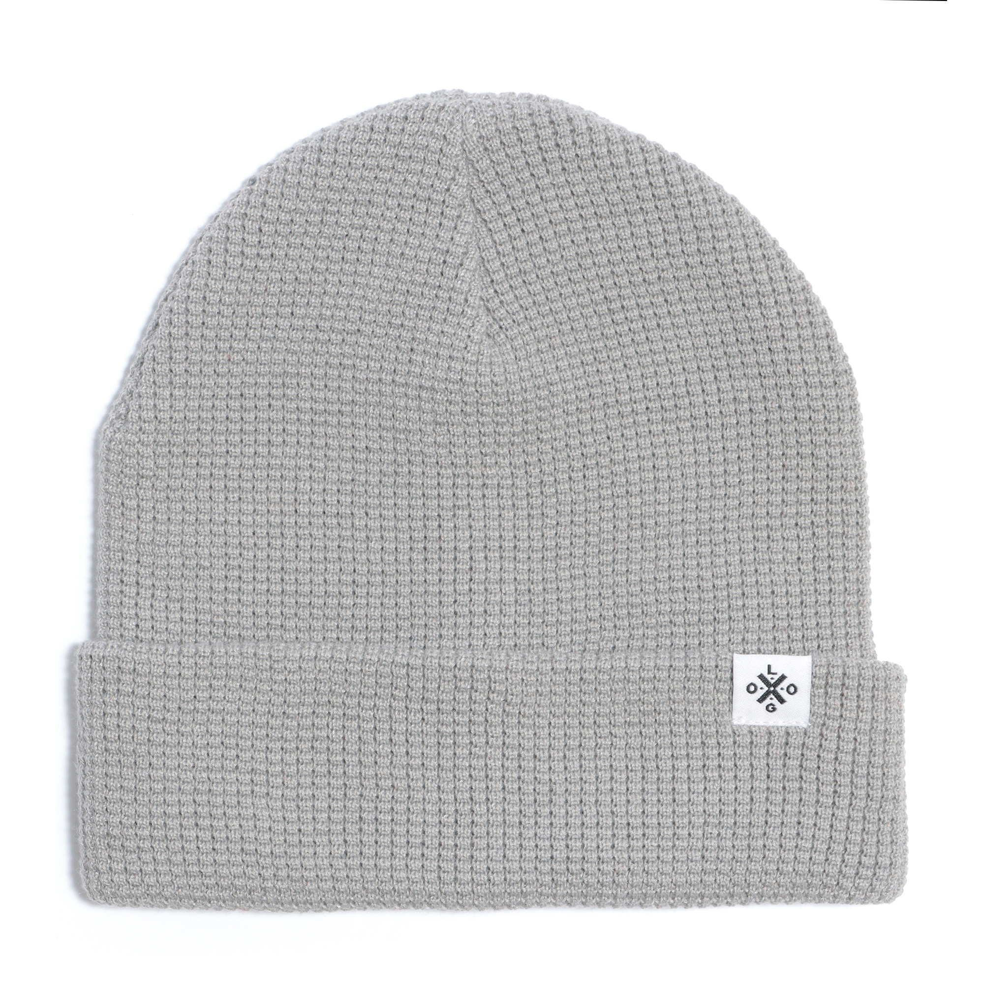 Bonnet tricoté en polyester recyclé avec revers