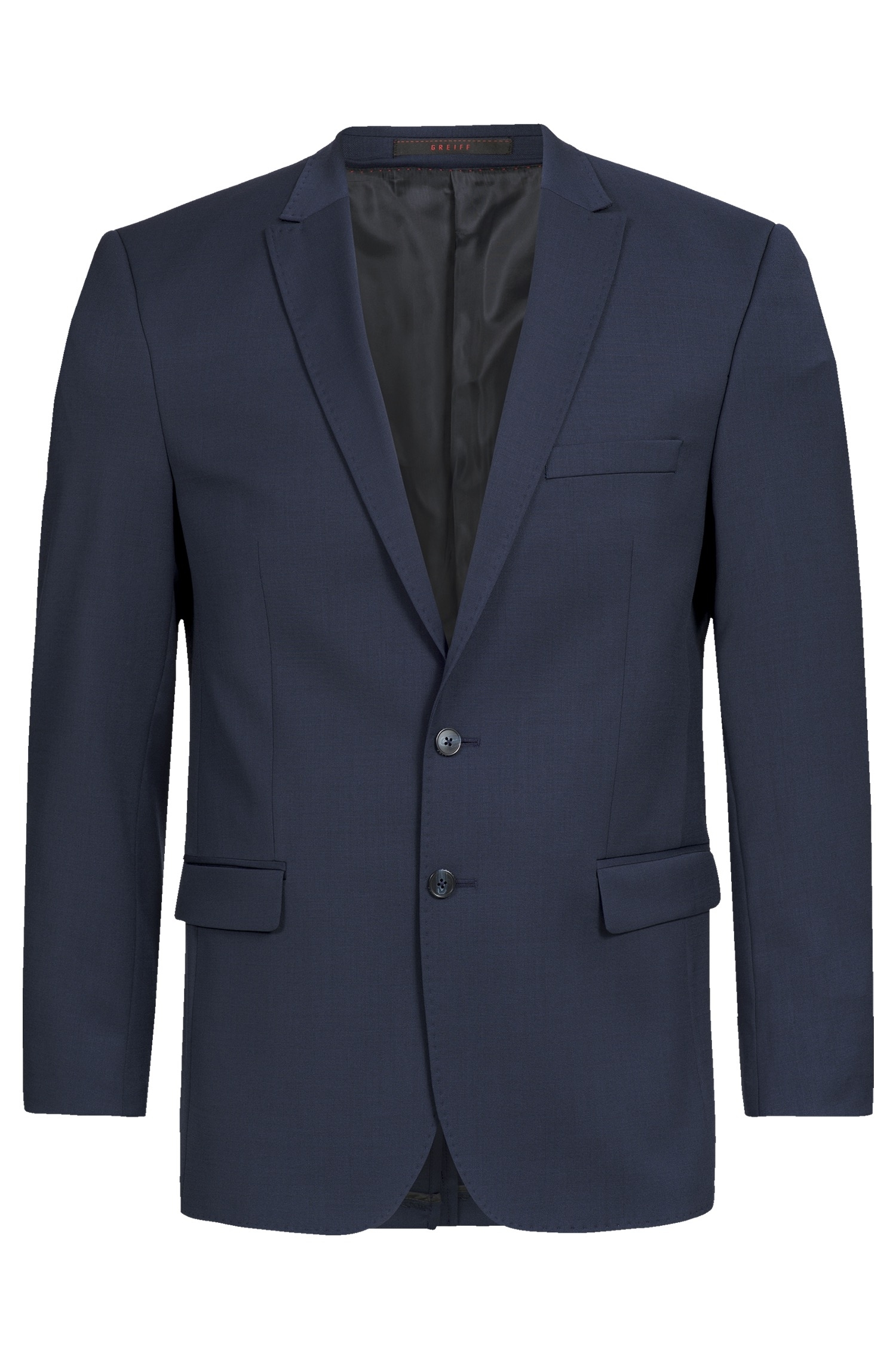 Greiff Herren Sakko Regular Fit Polyester/Schurwolle 190 g/m²