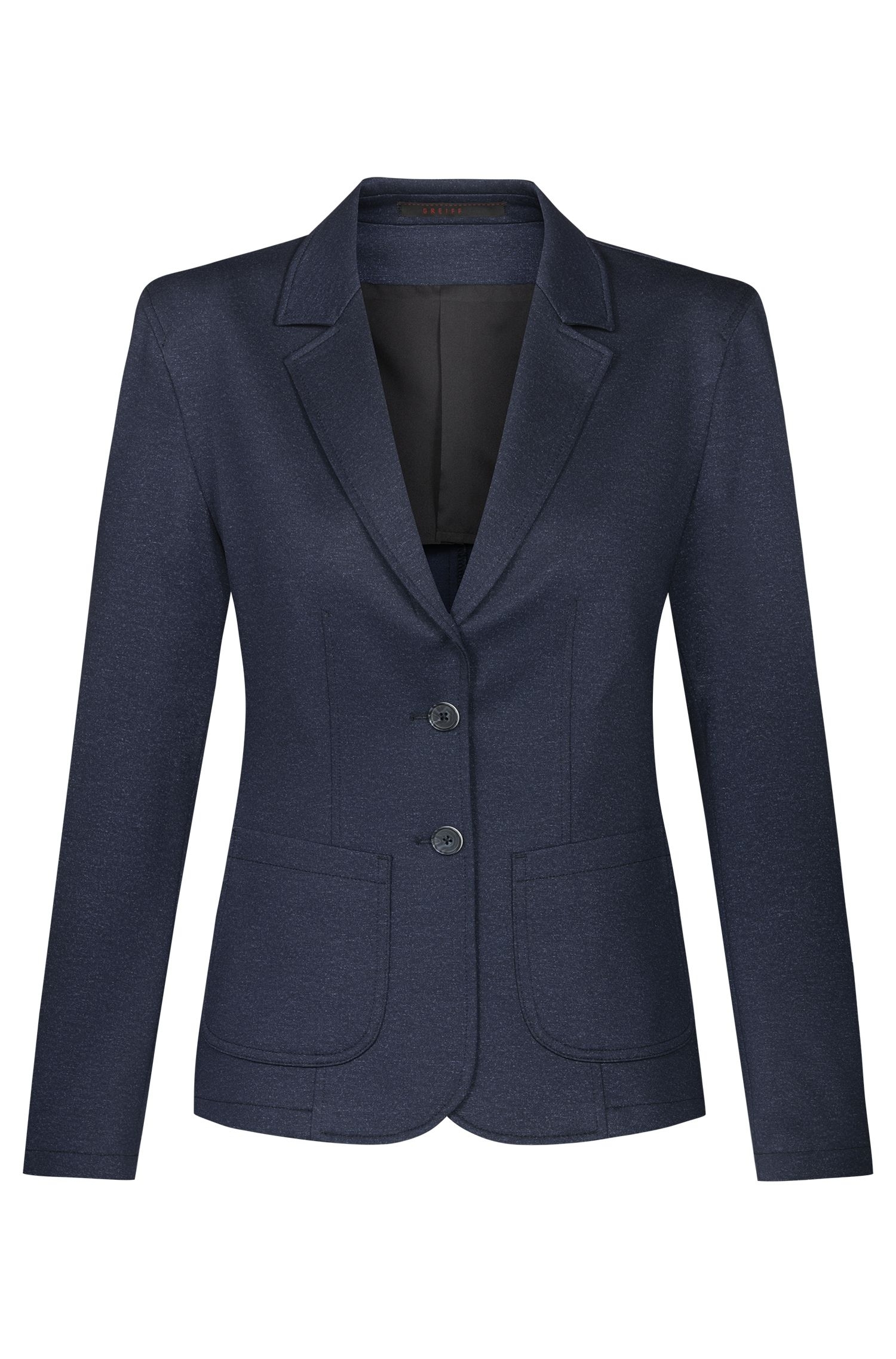 Greiff Damen Jersey Blazer Regular Fit Polyester/Viskose 270 g/m²
