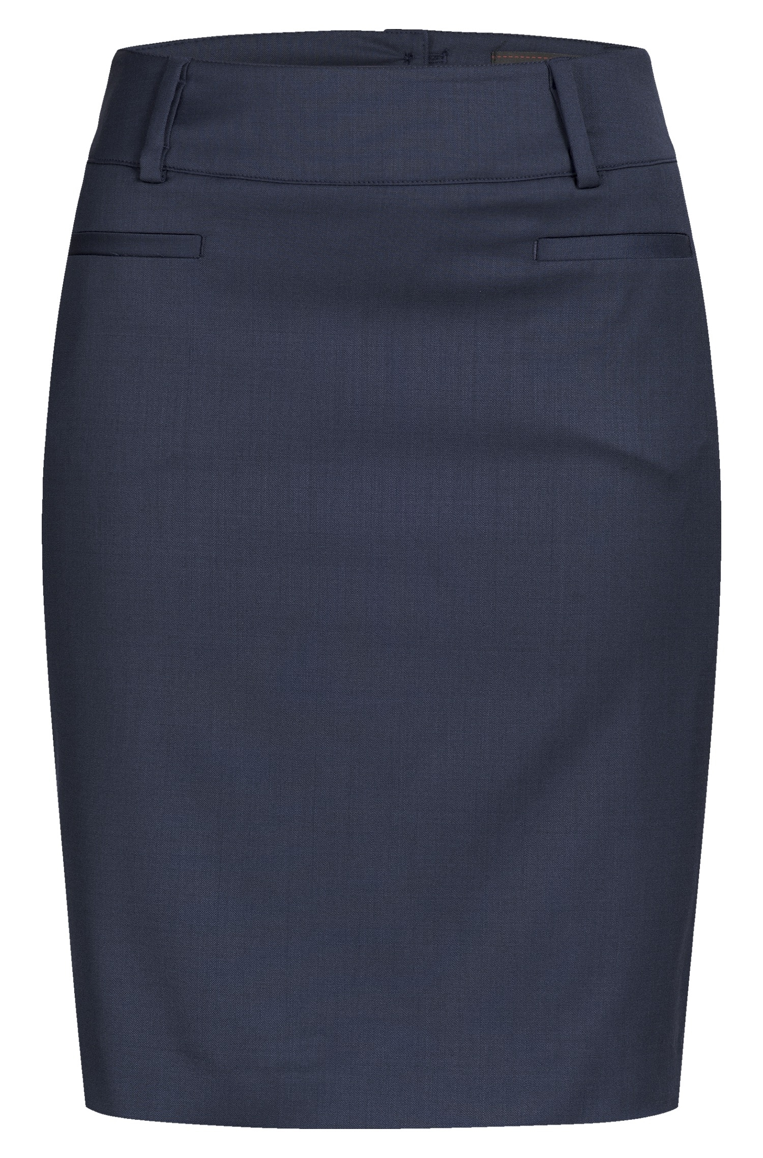 Greiff Damen Stiftrock Regular Fit Polyester/Schurwolle 190 g/m²