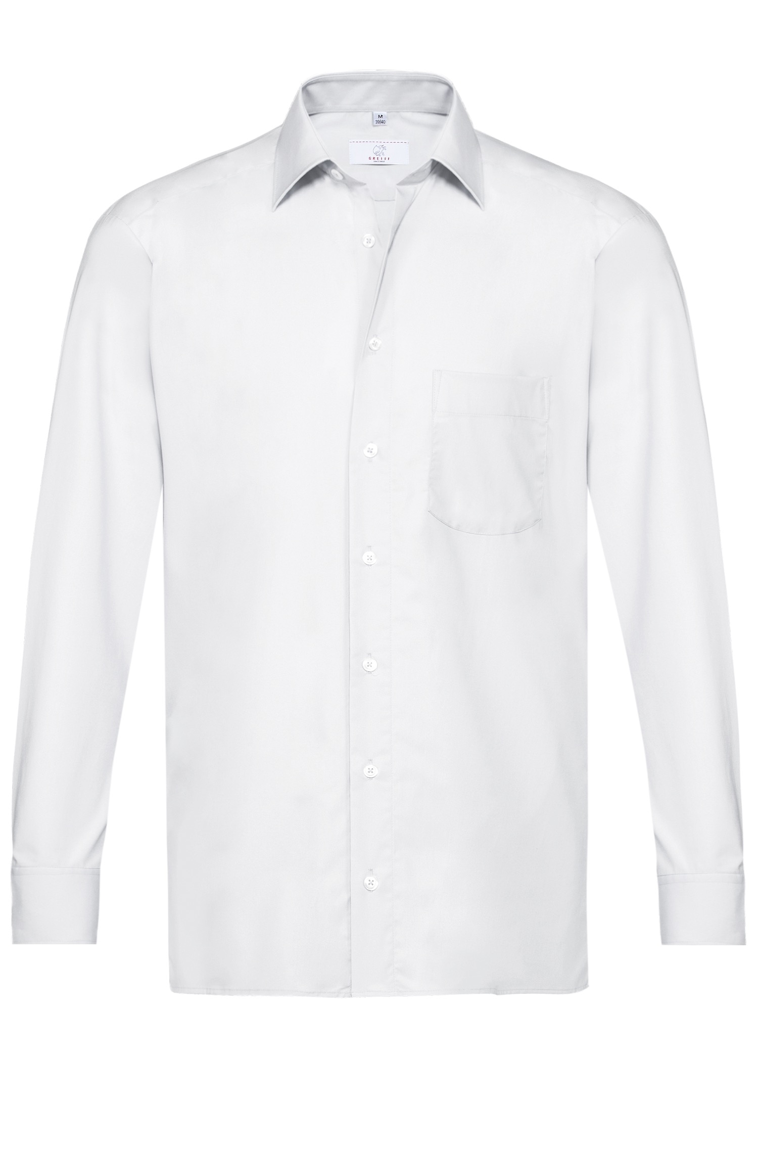 Greiff Herren Hemd LA Regular Fit Baumwolle/Polyester 130 g/m²