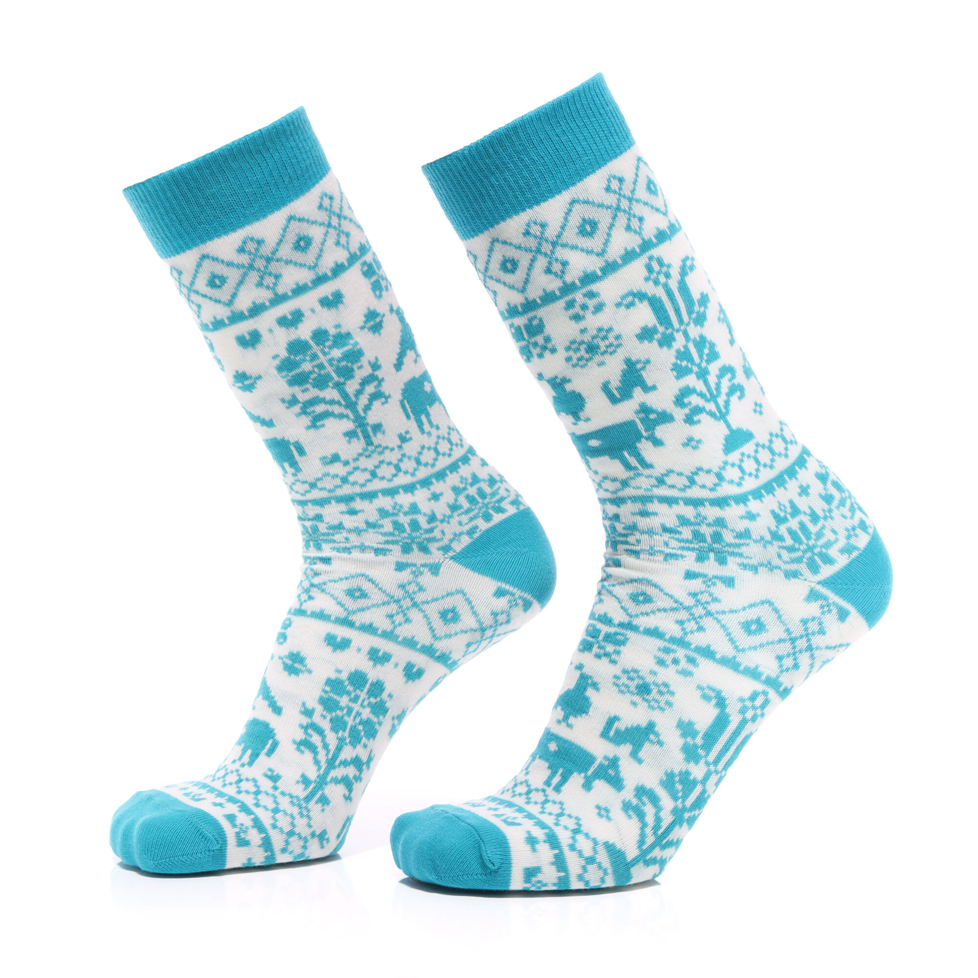 Klassische Socken aus recycelter Baumwolle