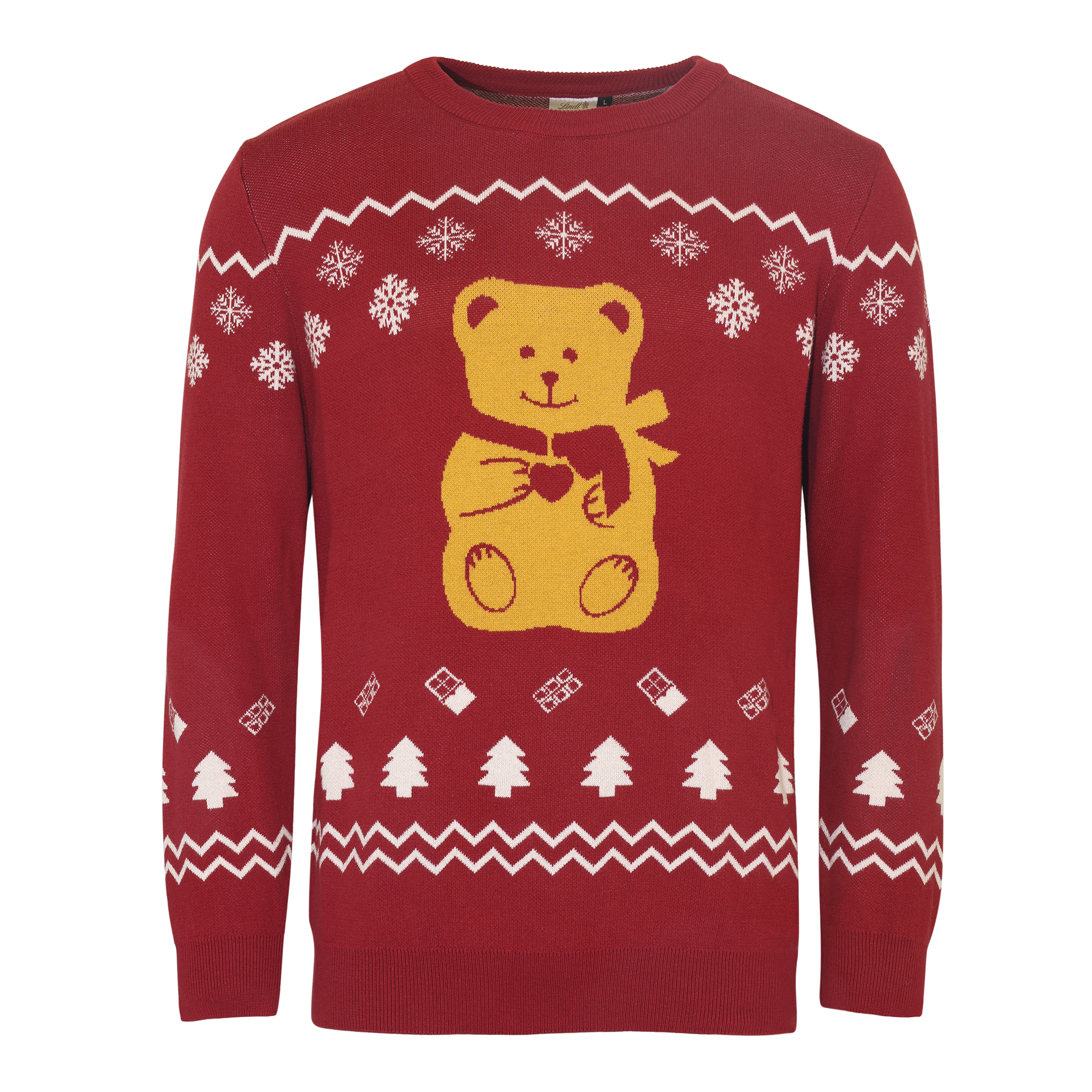 Super Premium Weihnachtspullover aus Baumwoll-Mischgewebe 14 GG Custom Made