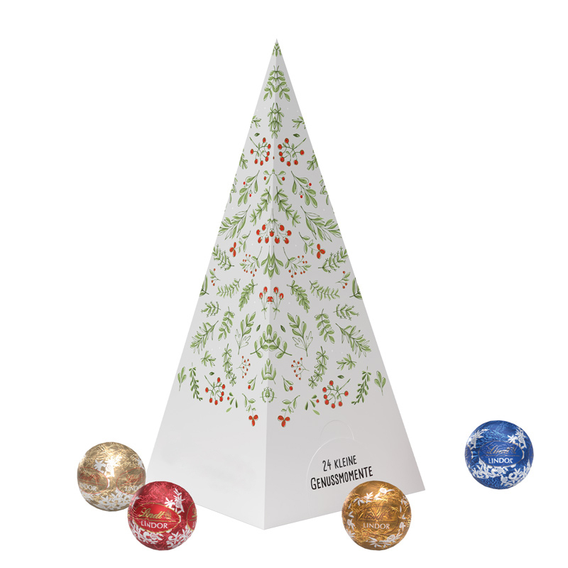Lindt Lindor Mini-sphères de l'Avent Pyramide