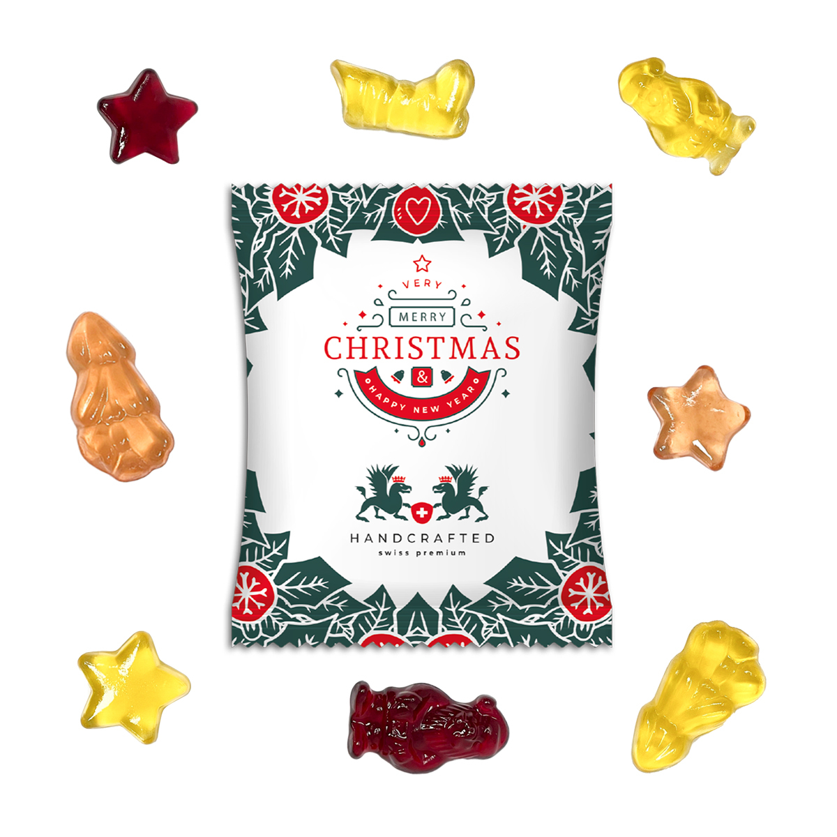 Weihnachts-Fruchtgummi vegan 18 g