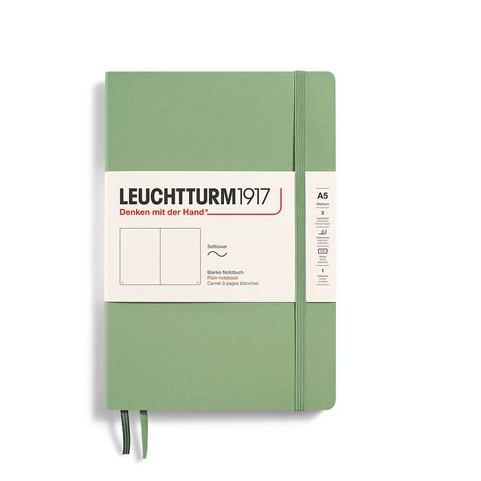 Leuchtturm 1917 Notizbuch A5 Softcover aus FSC Papier 123 Seiten
