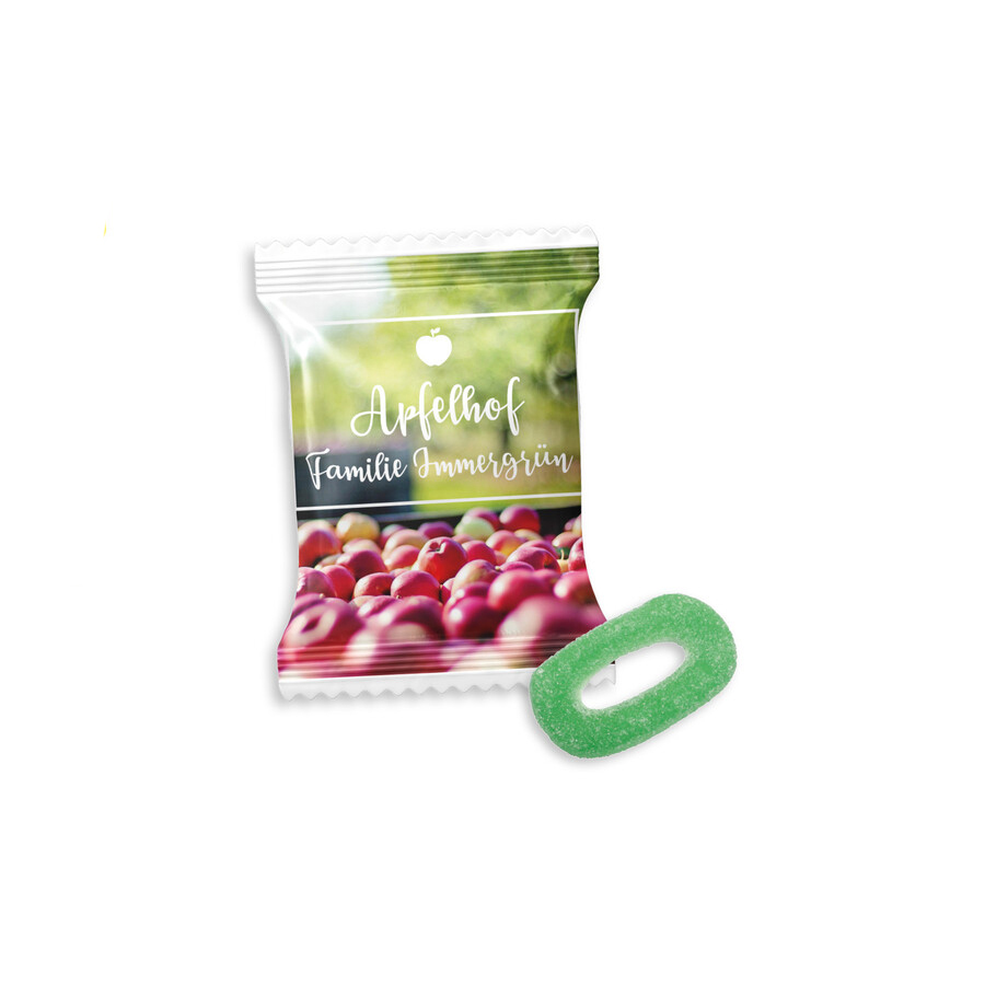 Haribo Apfelringe sauer 1 Stück Inhalt 8 g