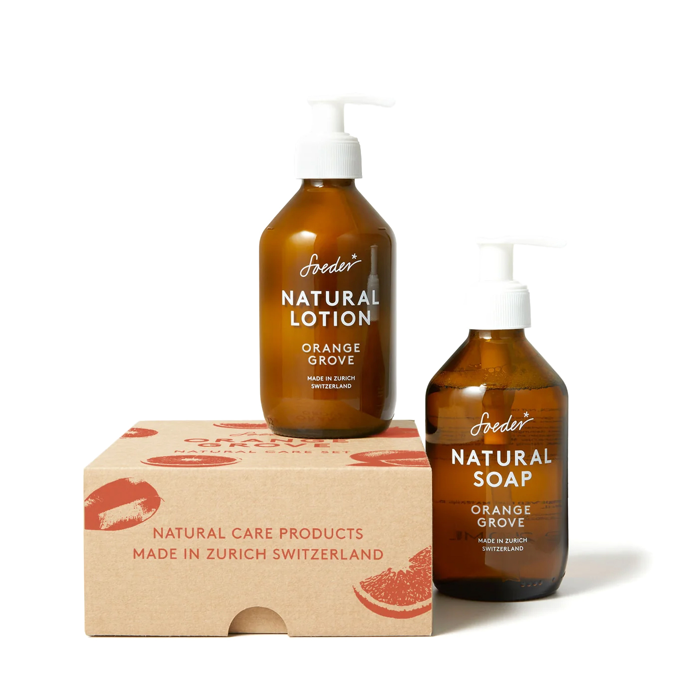 Soeder Set 2 pièces Natural Soap et Natural Lotion