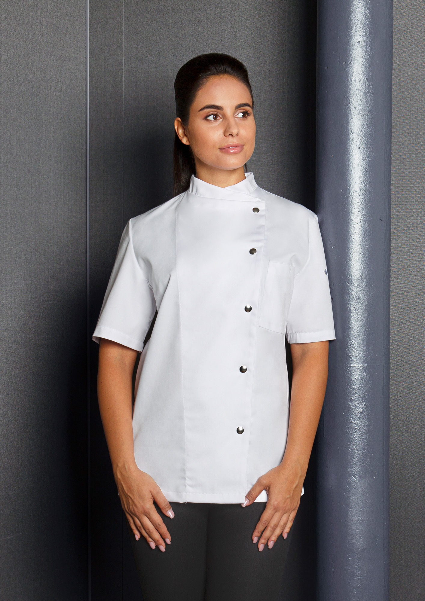 Karlowsky Damen Kochjacke Polyester/Baumwolle 215 g/m²