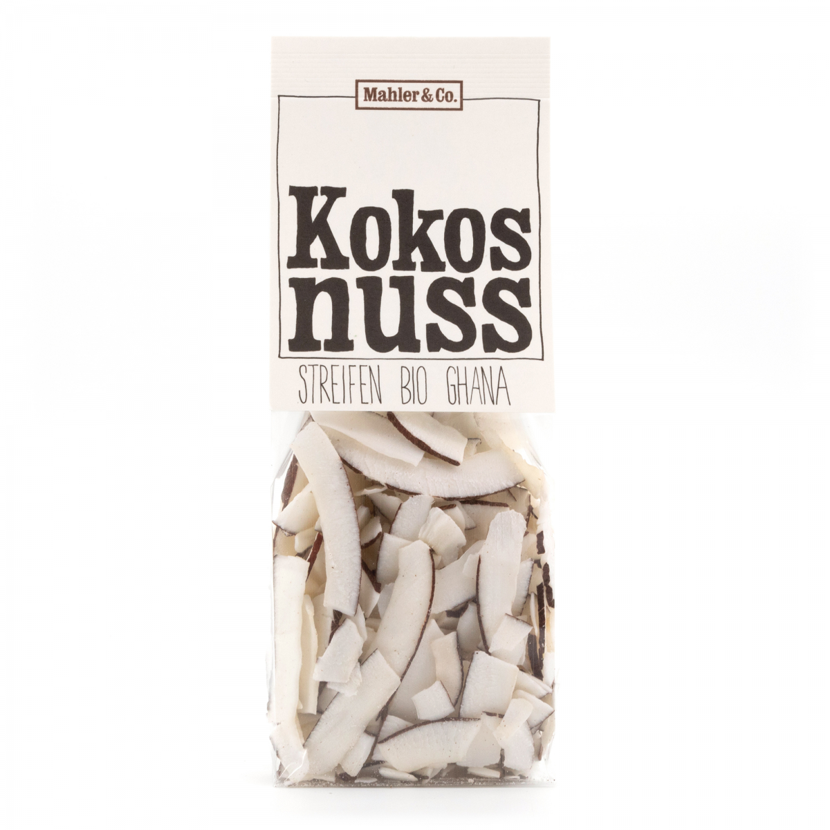 Mahler&Co. Bio Kokosnuss Streifen aus Ghana 120 g
