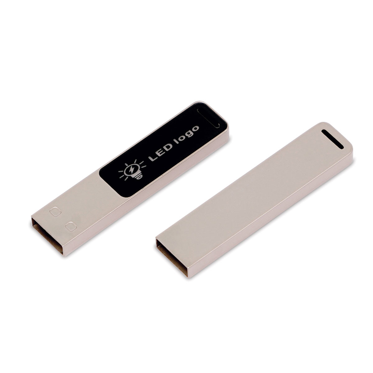 USB Memory Stick Metall | 16 bis 32 GB | 2.0 | 5,2 x 1,2 x 0,5 cm