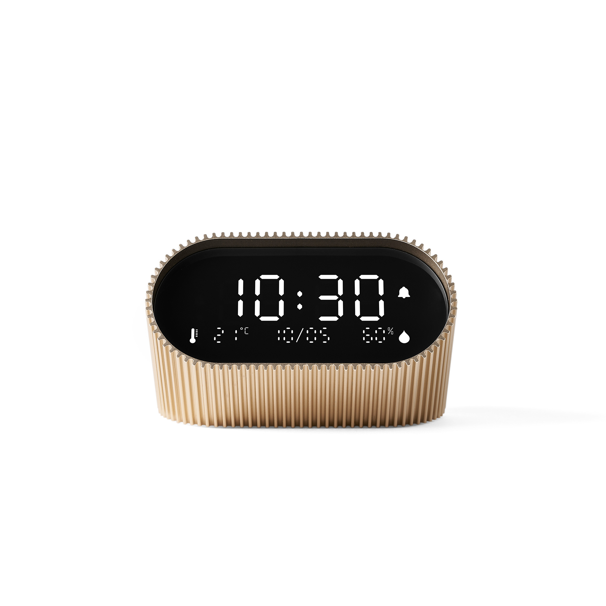 Lexon Ray multifunctional alarm clock made of aluminum Capacity 2'000 mAh