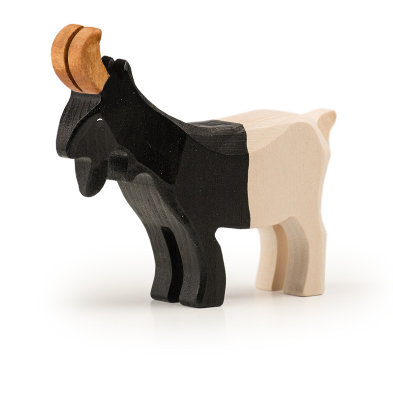 Trauffer Walliserziegenbock aus FSC-Lindenholz Swiss Made handgefertigt