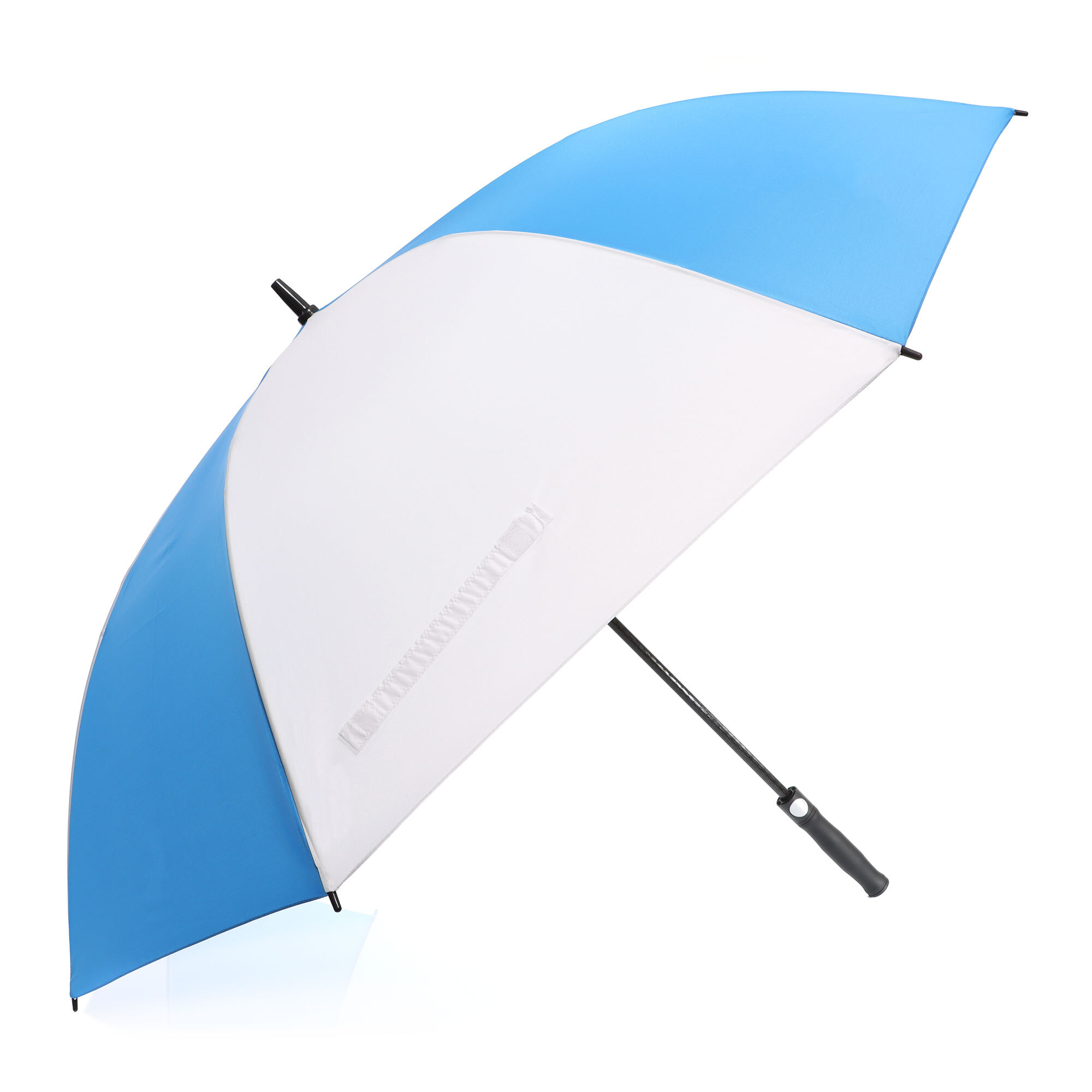 Stick umbrella polyester pongee/steel Ø 130 cm windproof & automatic
