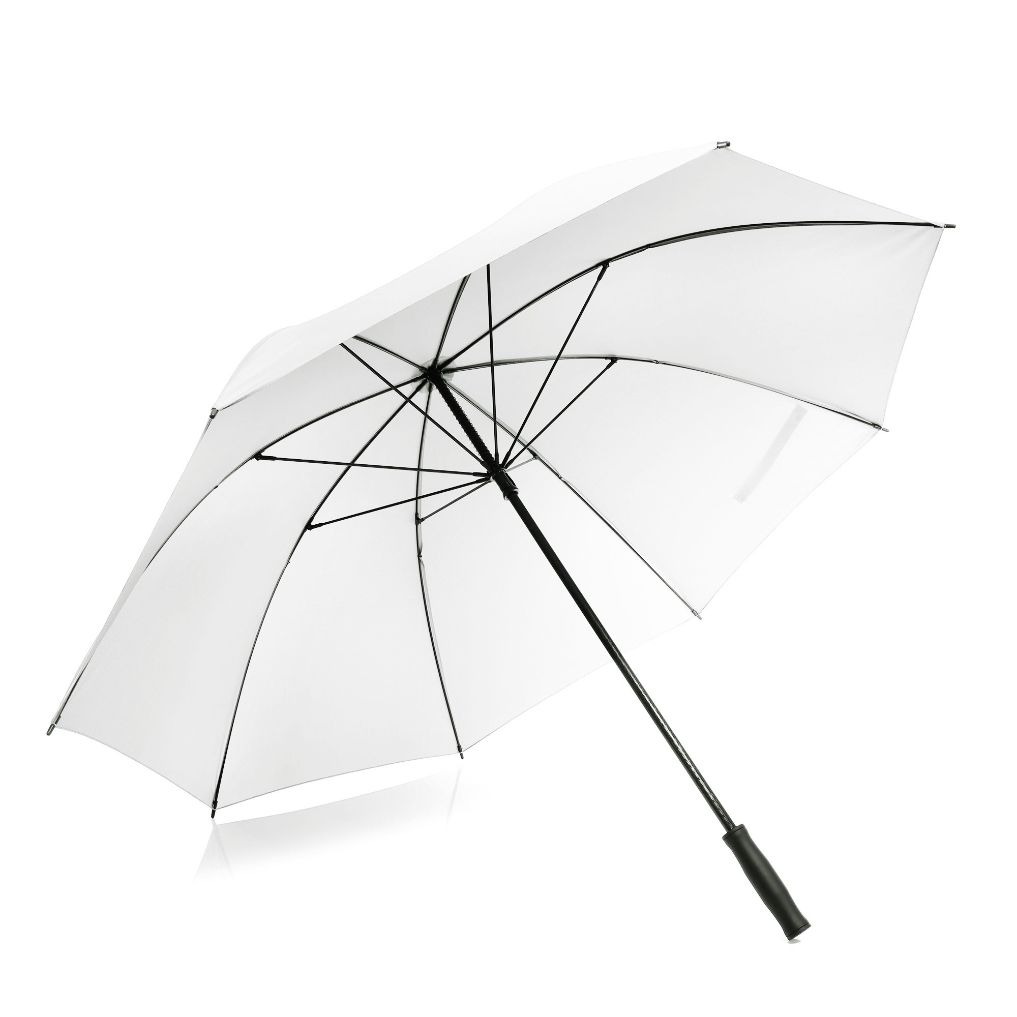 Stick umbrella rPET/steel Ø 130 cm windproof & manual