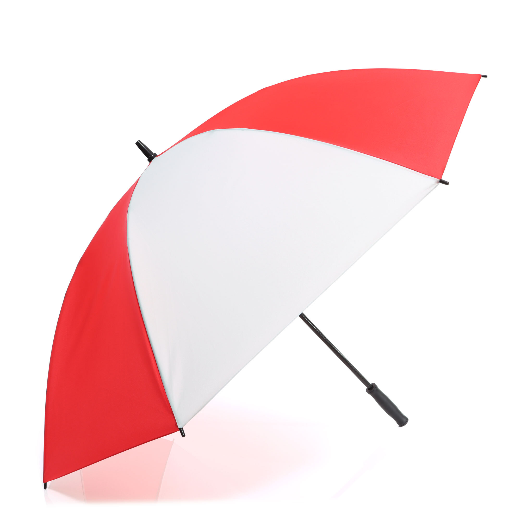 Stick umbrella polyester pongee/steel Ø 130 cm windproof & manual