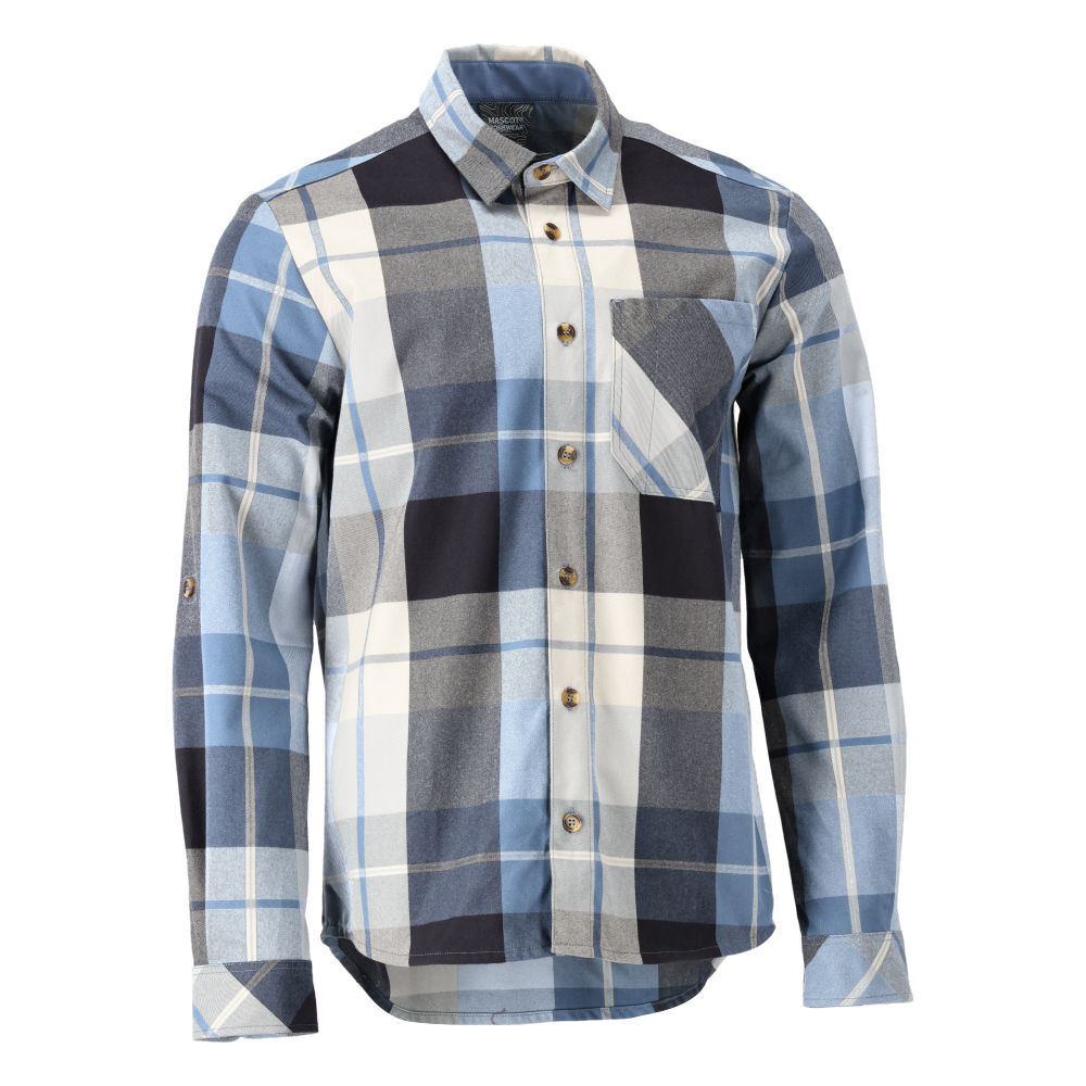 Chemise à carreaux Mascot pour hommes Flanell Customized 270 g/m