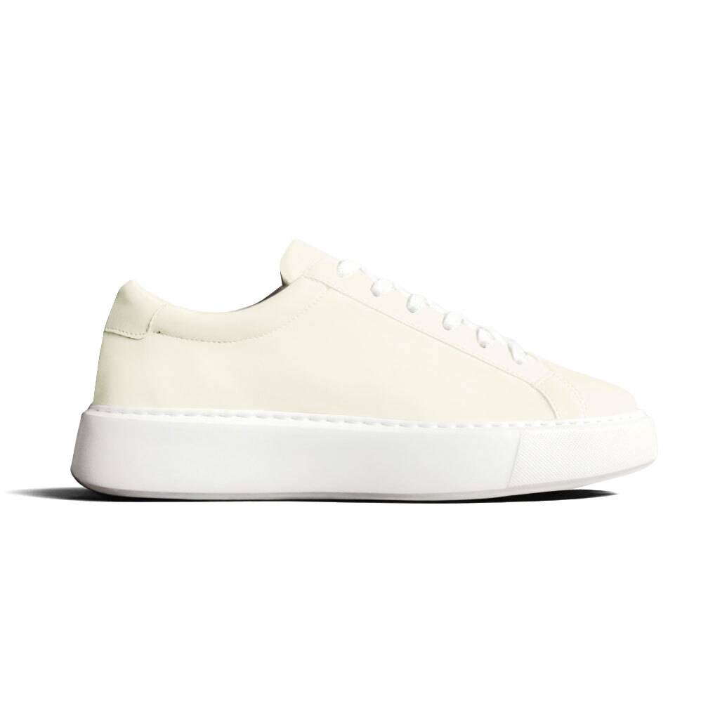Nappa leather sneaker with ultra-light EVA sole Made in EU