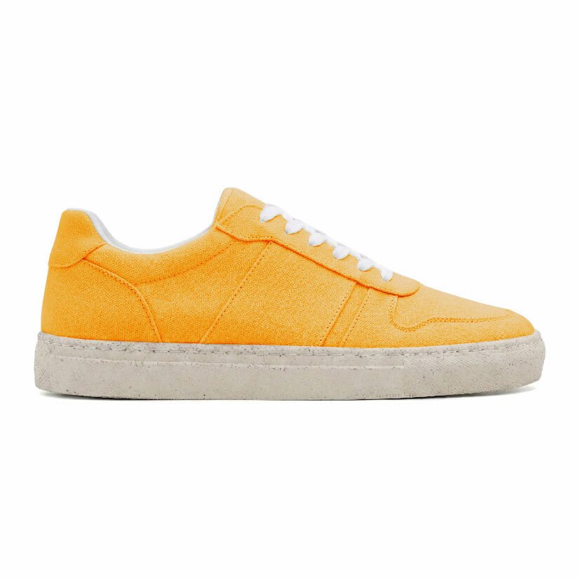 Organic cotton sneaker with recycled cork sole Made in EU
