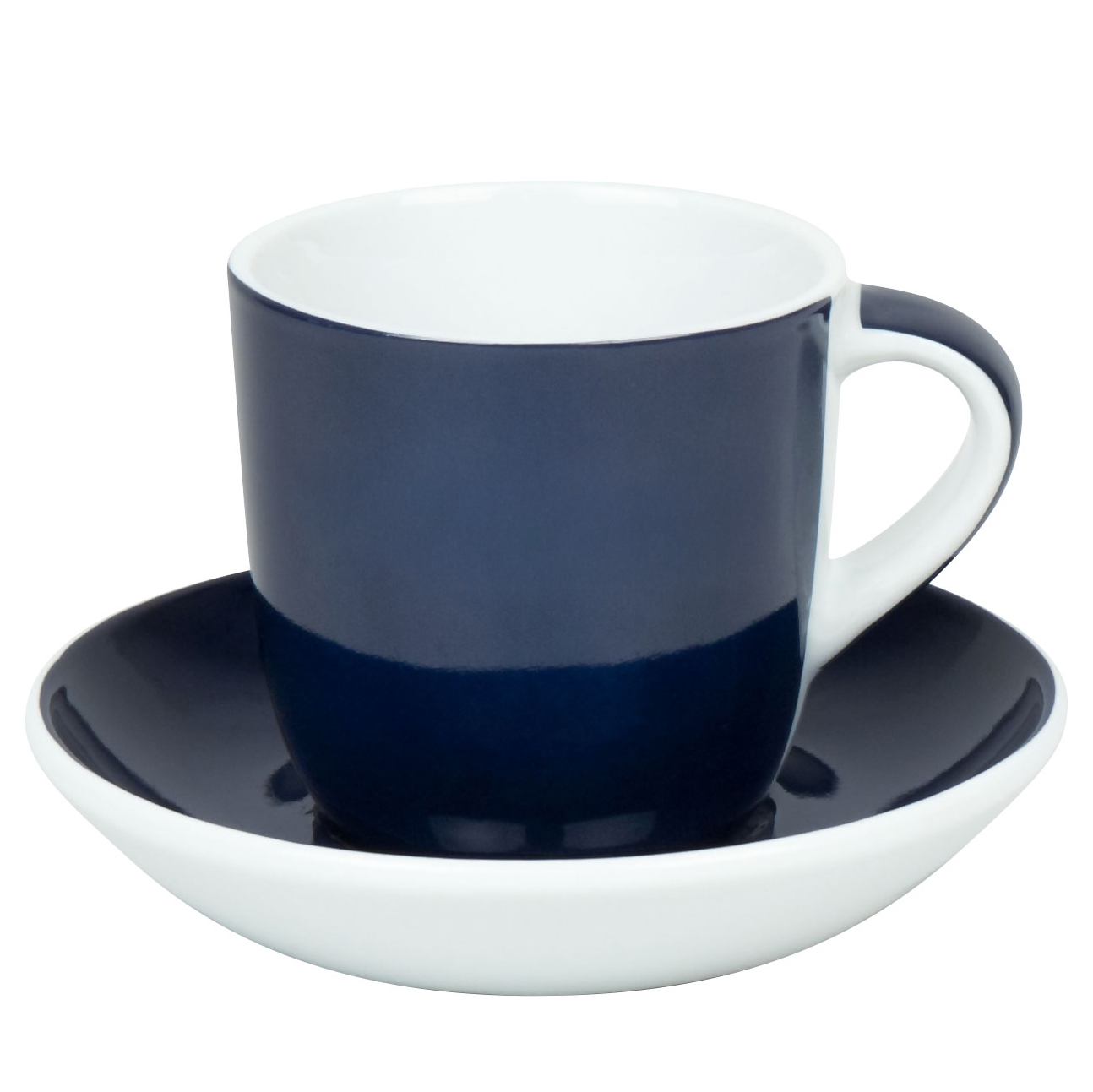 Espresso Set mit Tasse und Unterteller kratzfest Made in Germany 97 ml