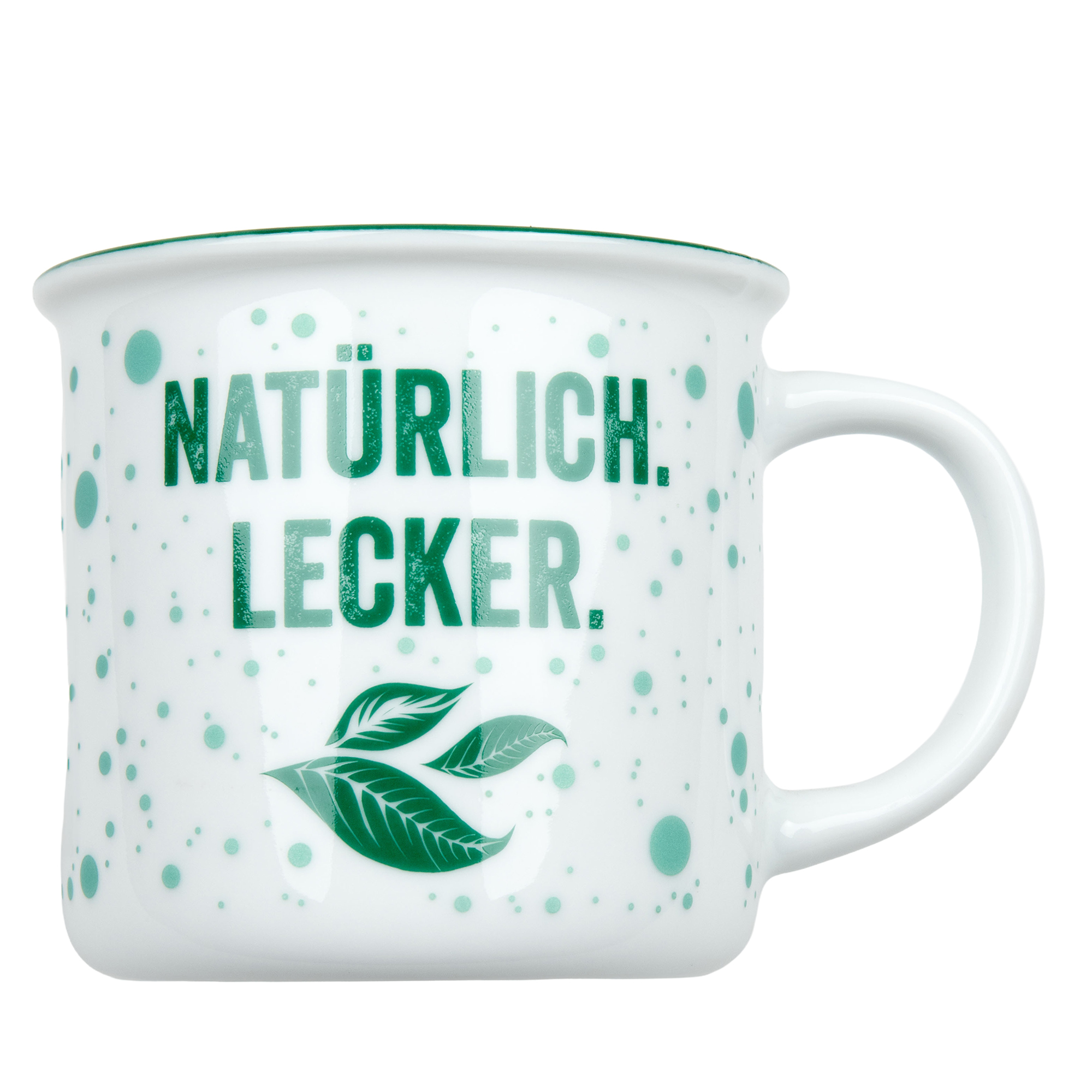 Tasse aus Porzellan spülmaschinengeeignet und kratzfest Made in Germany 365 ml