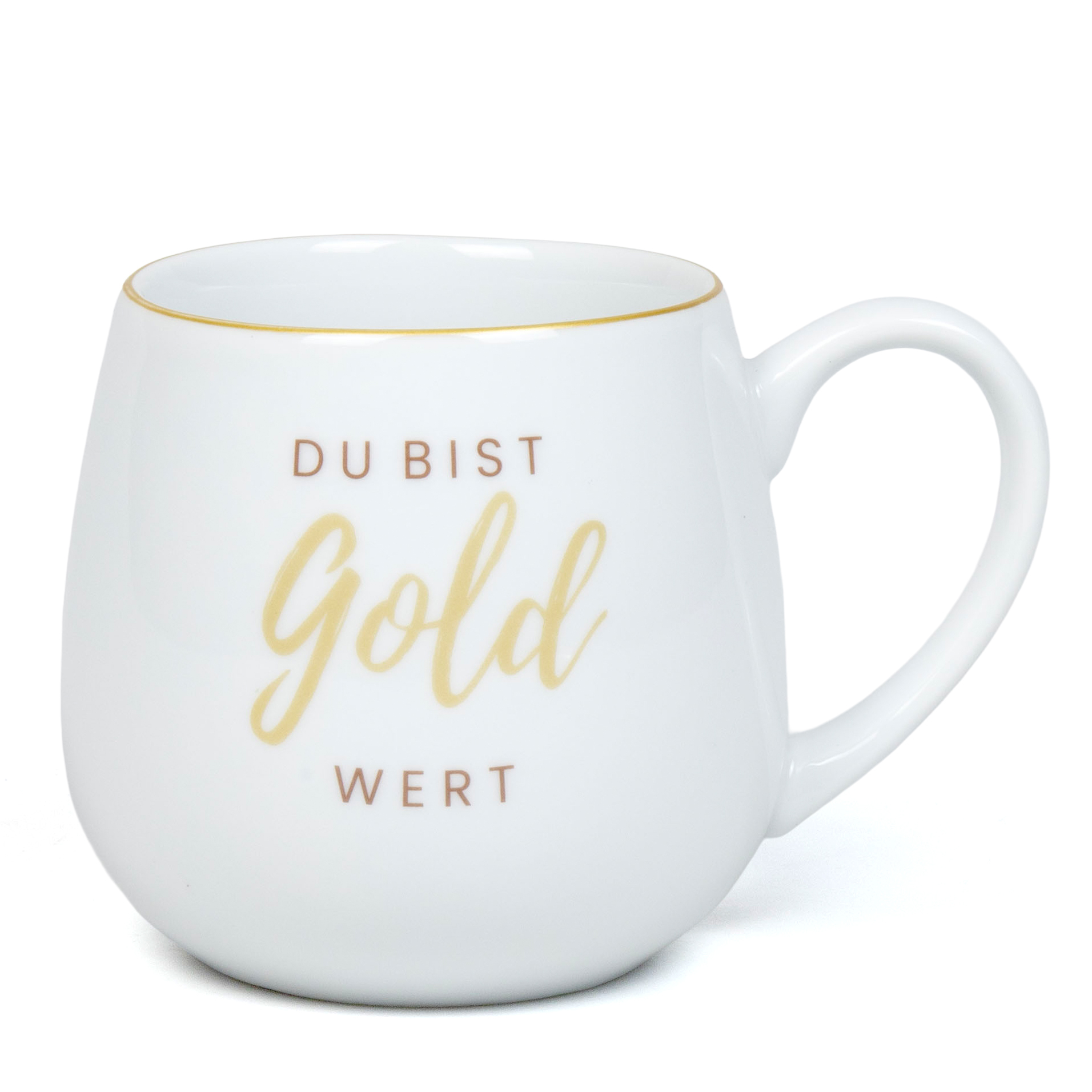 Tasse aus Porzellan spülmaschinengeeignet und kratzfest Made in Germany 400 ml